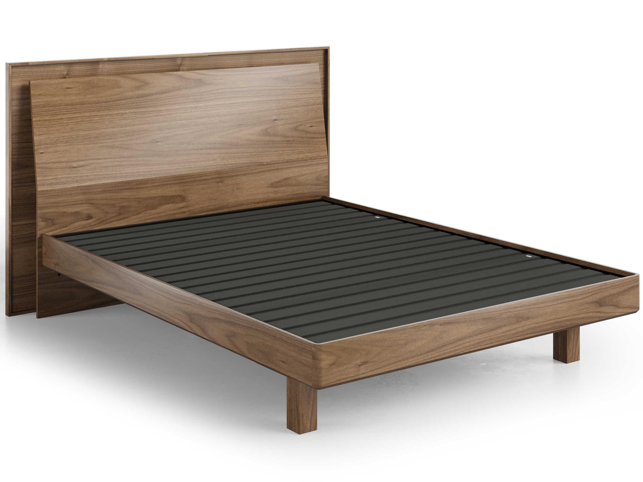 BDI Kava Natural Walnut Brown Wood Queen Platform Bed