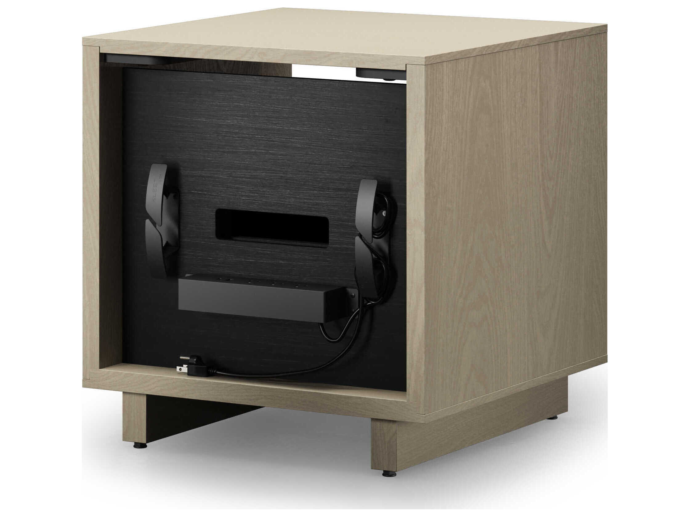 BDI Kava 1-Drawer White Hardwood Nightstand