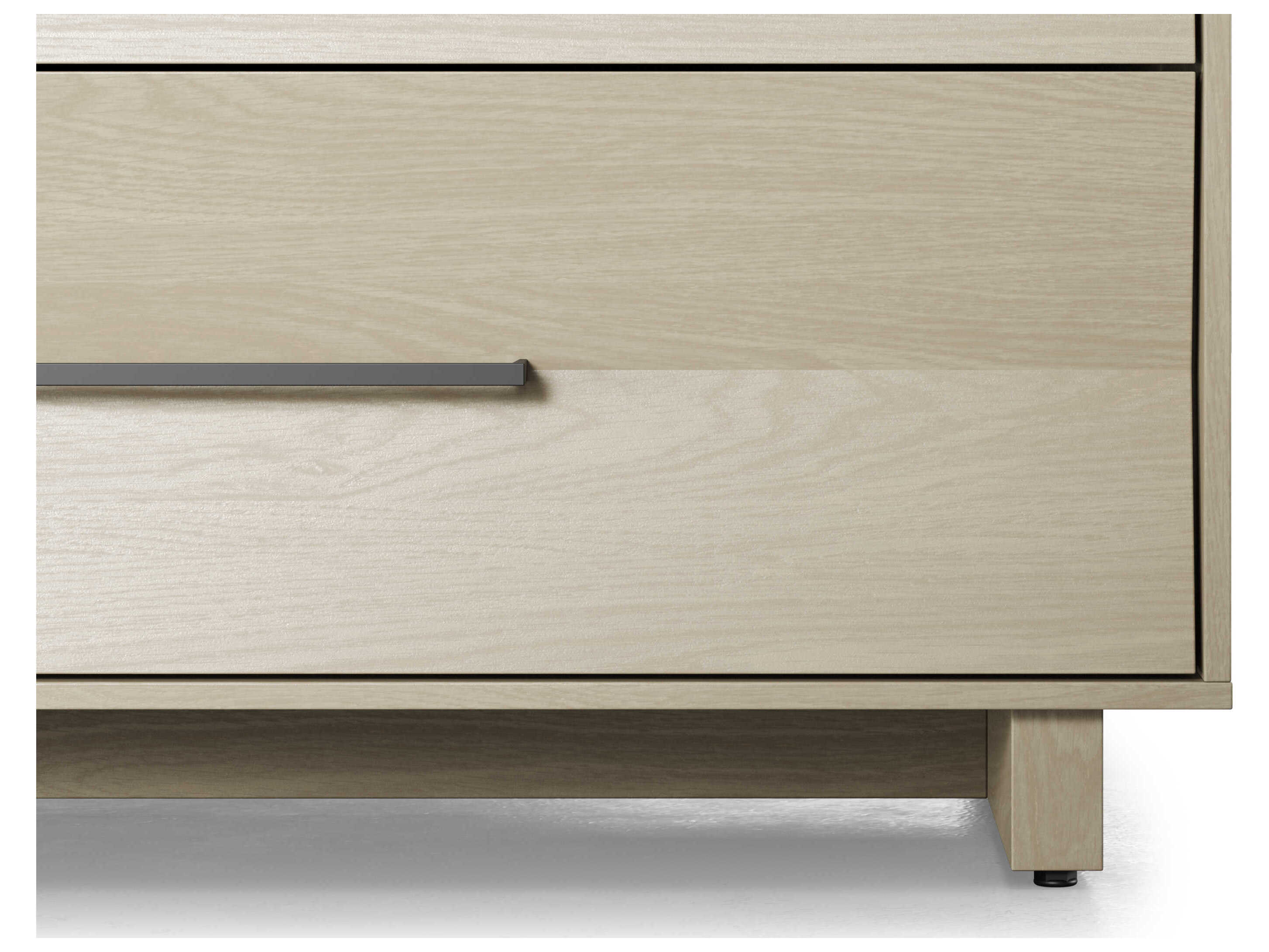 BDI Kava 6-Drawers White Hardwood Double Dresser