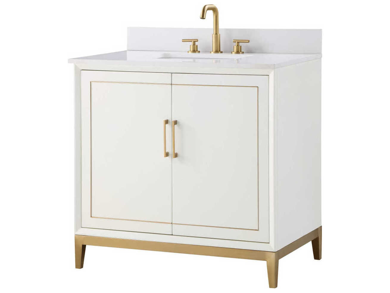 BEMMA Gracie 36" Satin White Vanity