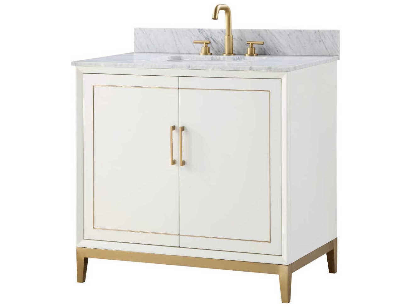 BEMMA Gracie 36" Satin White Vanity