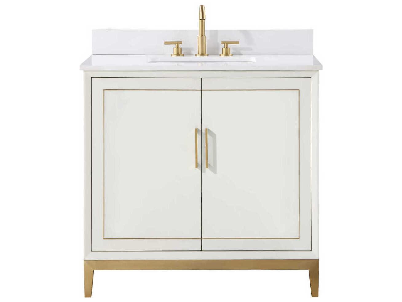 BEMMA Gracie 36" Satin White Vanity