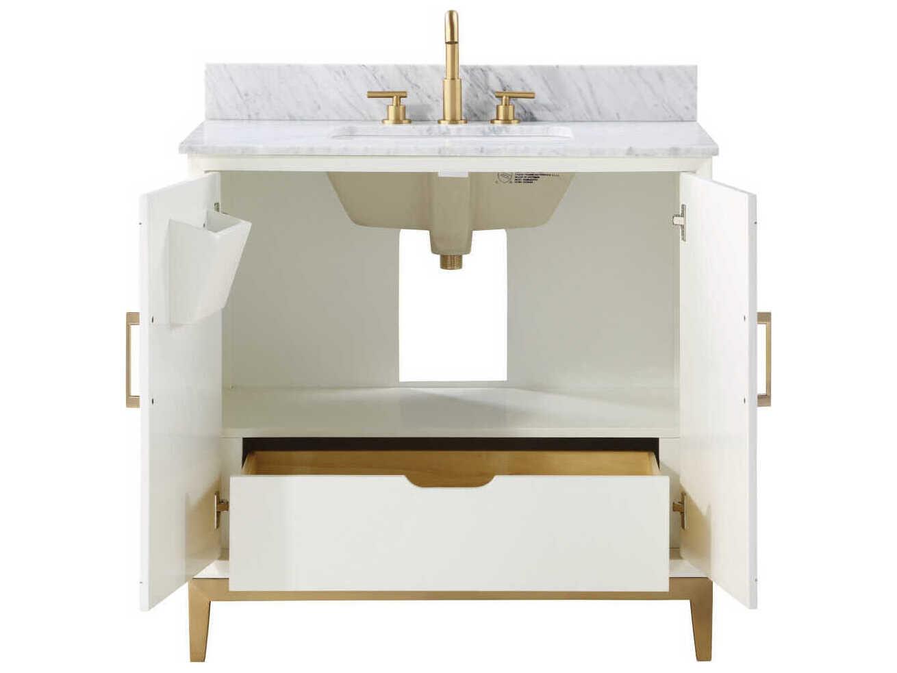 BEMMA Gracie 36" Satin White Vanity