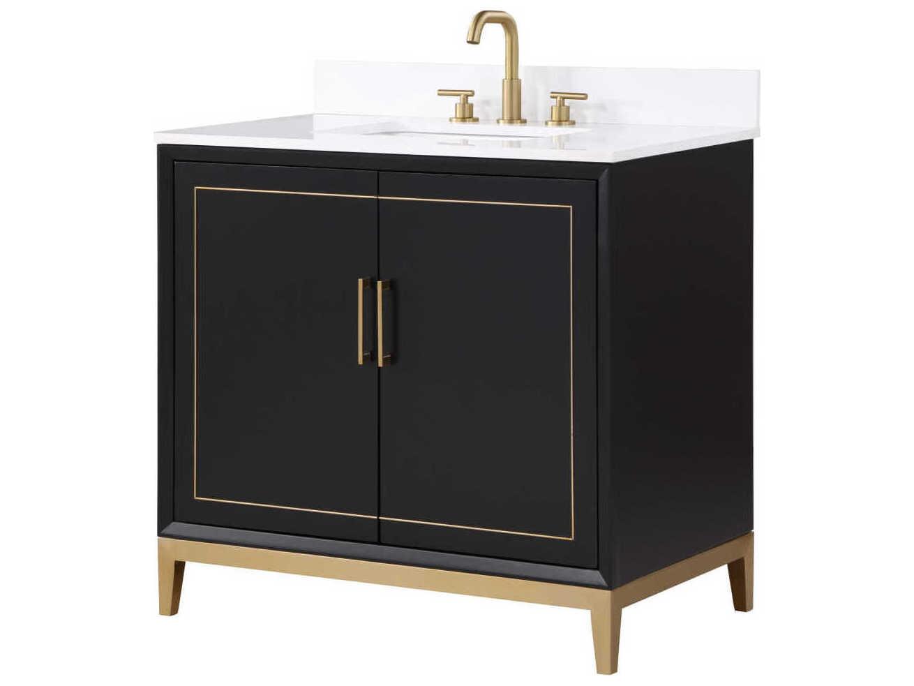 BEMMA Gracie 36" Midnight Black Vanity