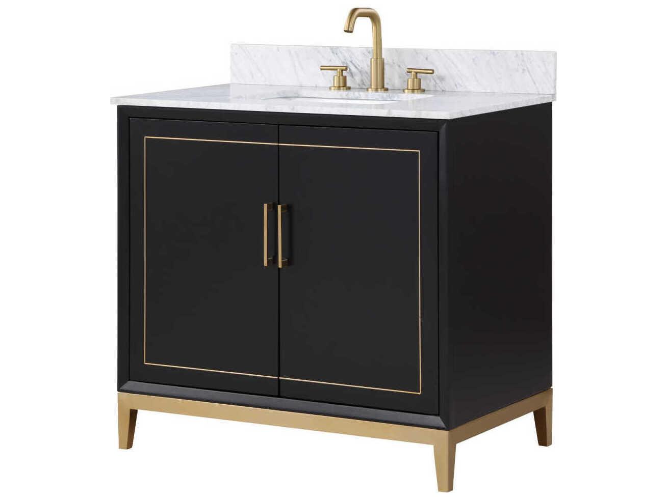 BEMMA Gracie 36" Midnight Black Vanity