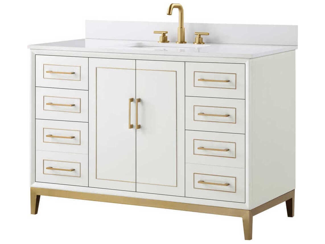 BEMMA Gracie 48" Satin White Vanity