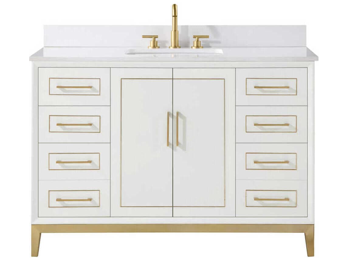 BEMMA Gracie 48" Satin White Vanity