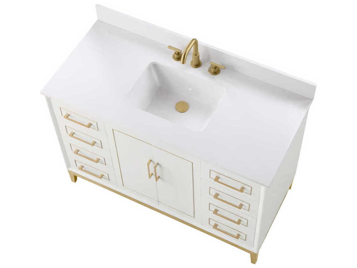 BEMMA Gracie 48" Satin White Vanity
