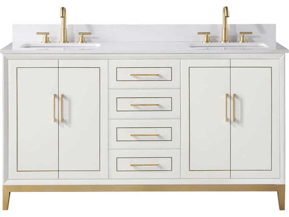 BEMMA Gracie 60" Satin White Vanity
