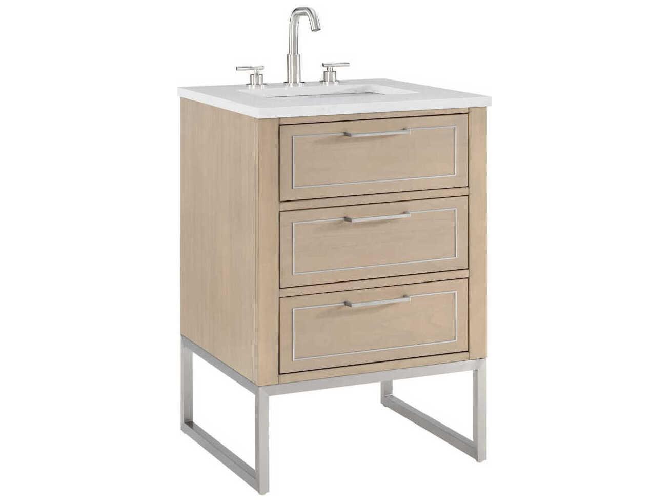 BEMMA Markham 24" Cashmere Grey Brushed Nickel Vanity
