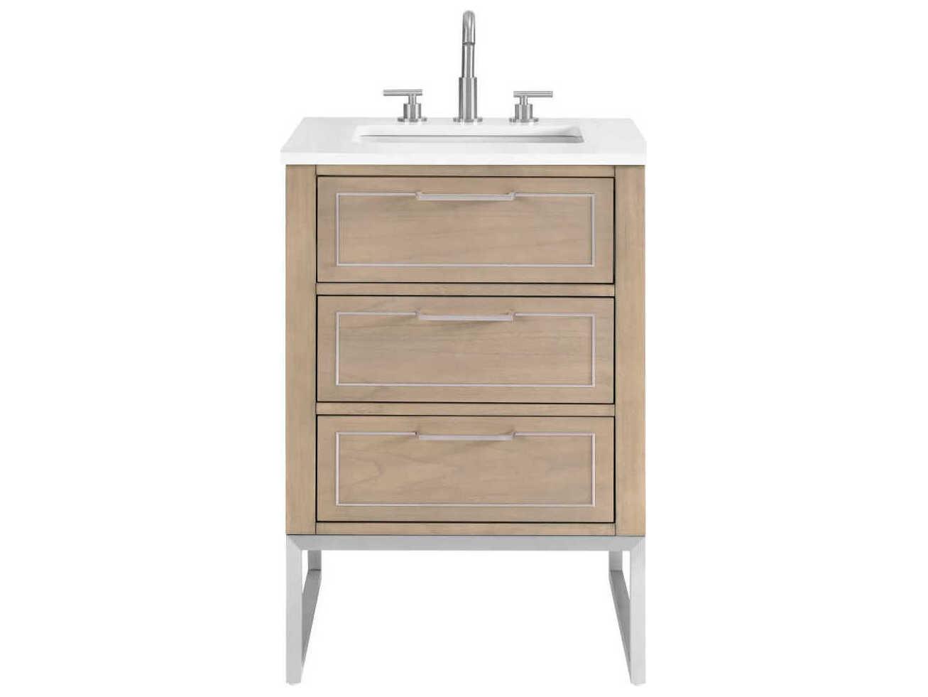BEMMA Markham 24" Cashmere Grey Brushed Nickel Vanity