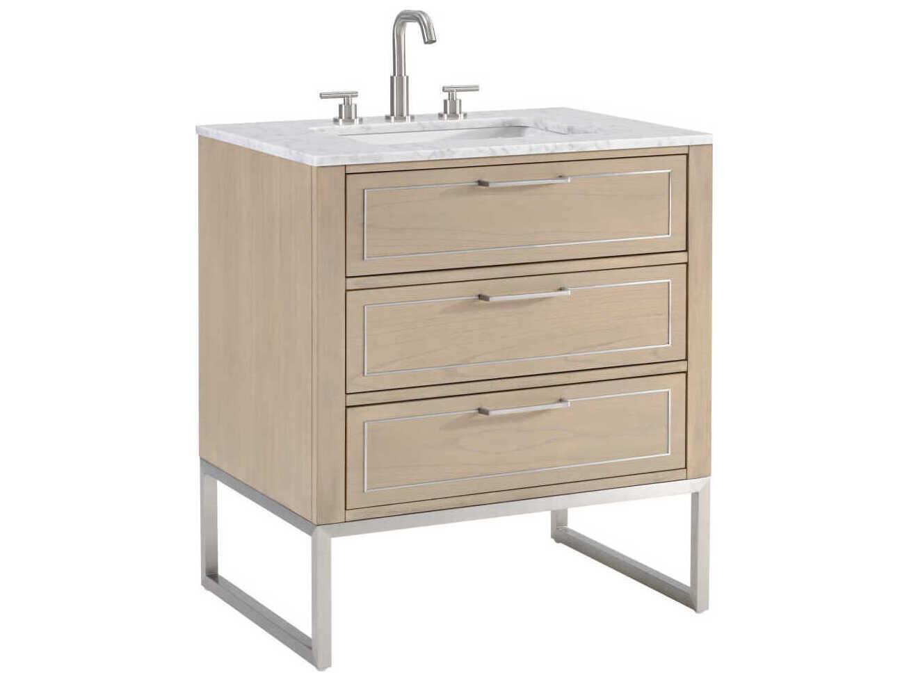 BEMMA Markham 30" Cashmere Grey Brushed Nickel Vanity