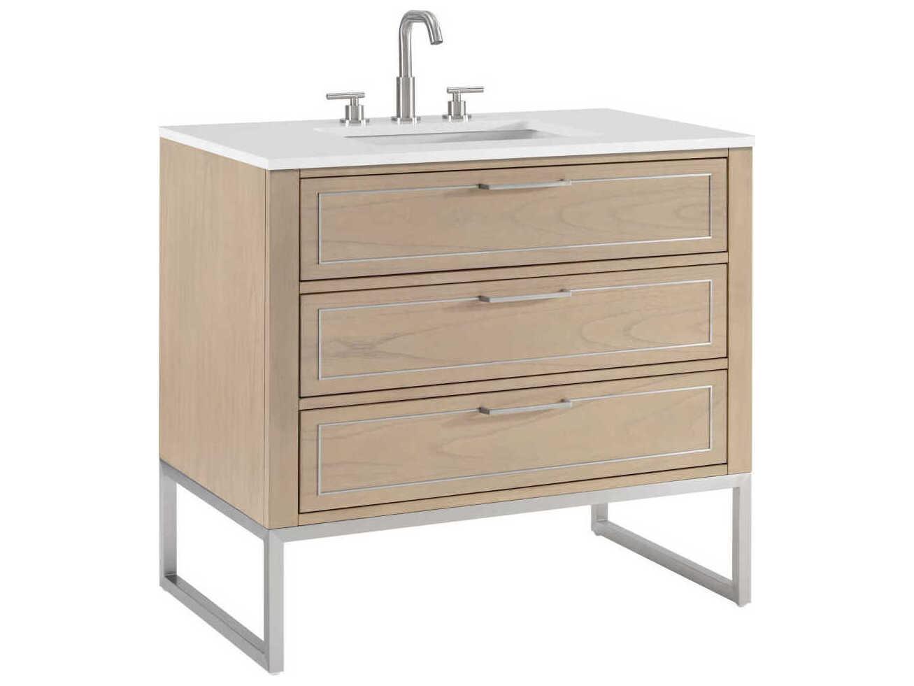 BEMMA Markham 36" Cashmere Grey Brushed Nickel Vanity