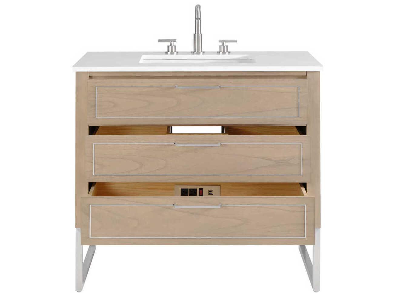 BEMMA Markham 36" Cashmere Grey Brushed Nickel Vanity