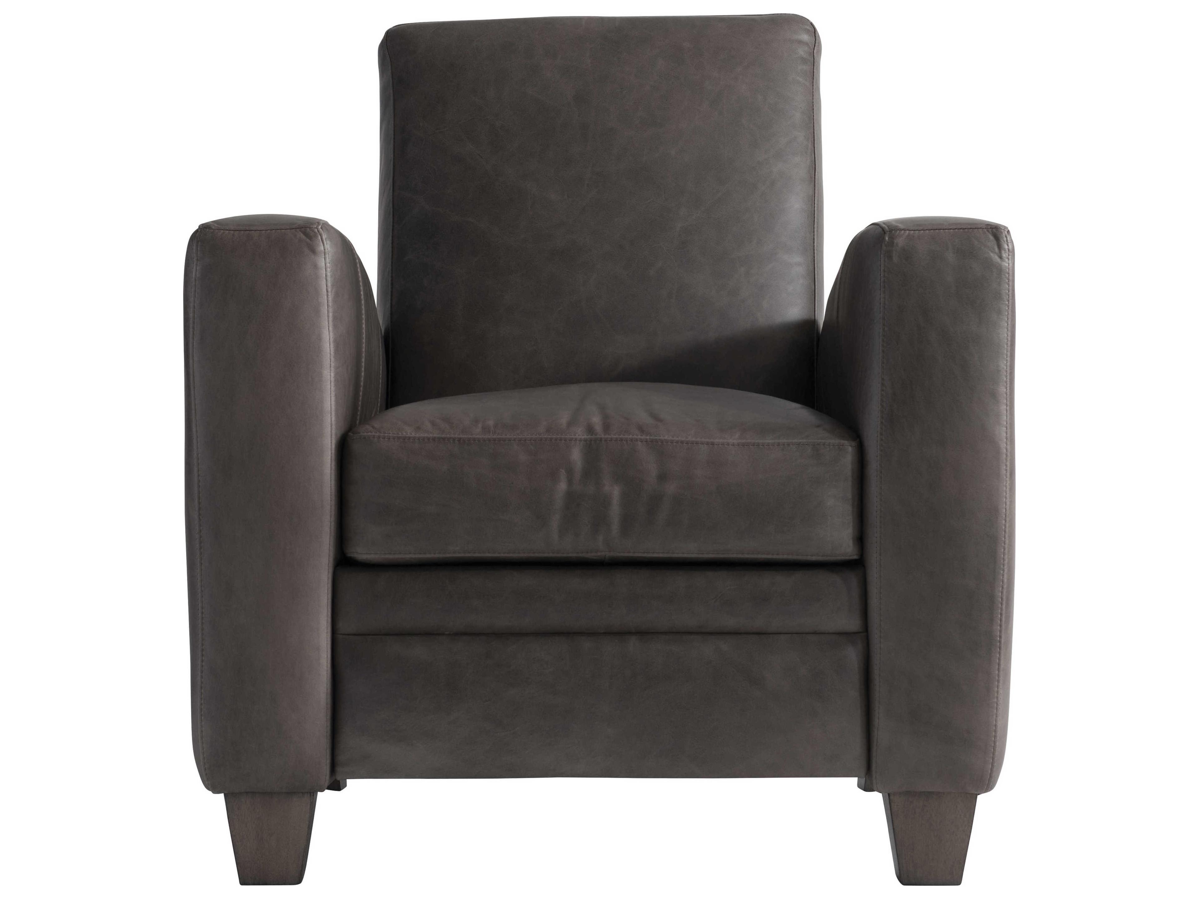 Bernhardt Ashton Power Motion Brown Leather Recliner