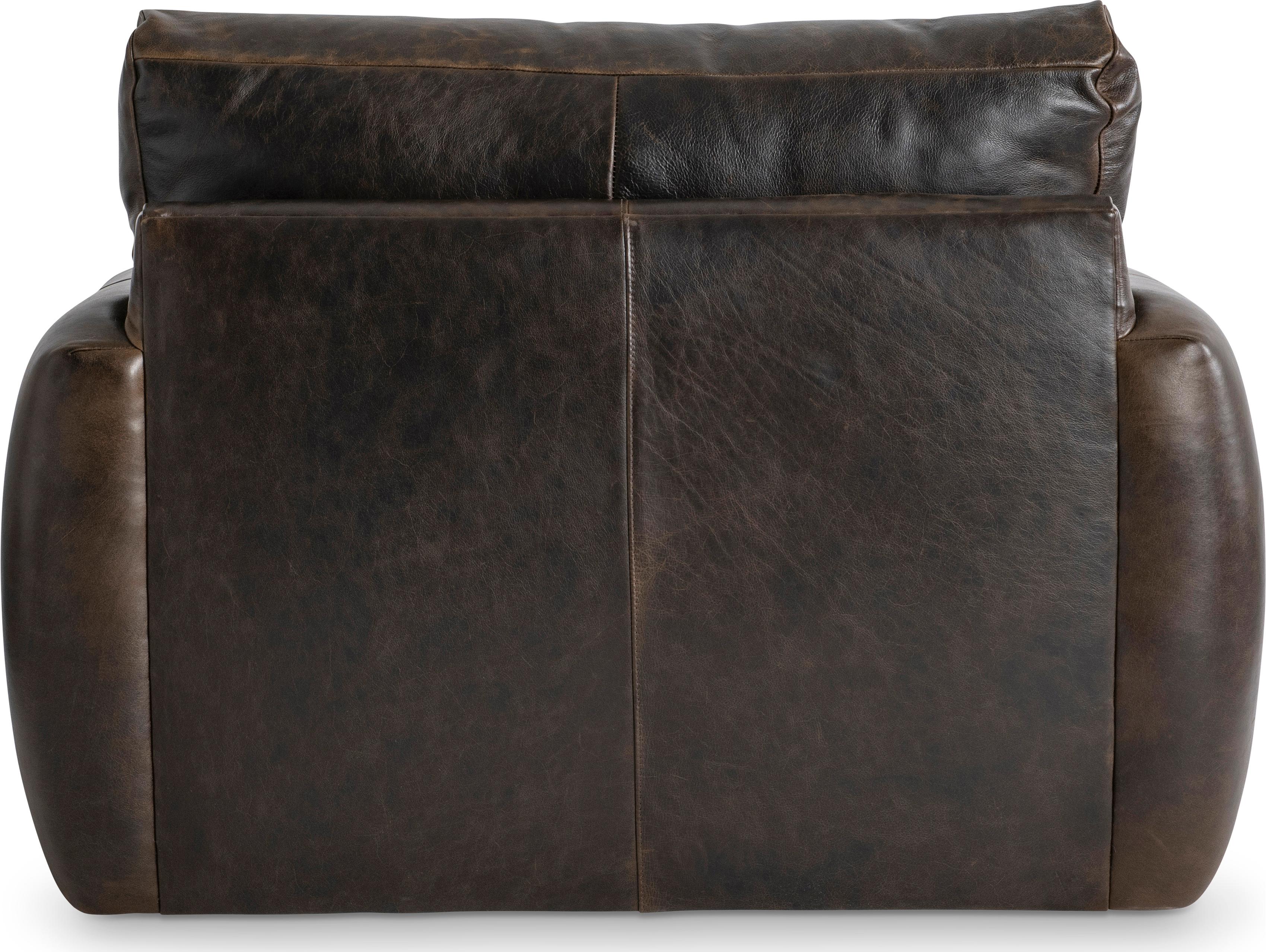 Bernhardt Cameron Brown Leather Accent Chair