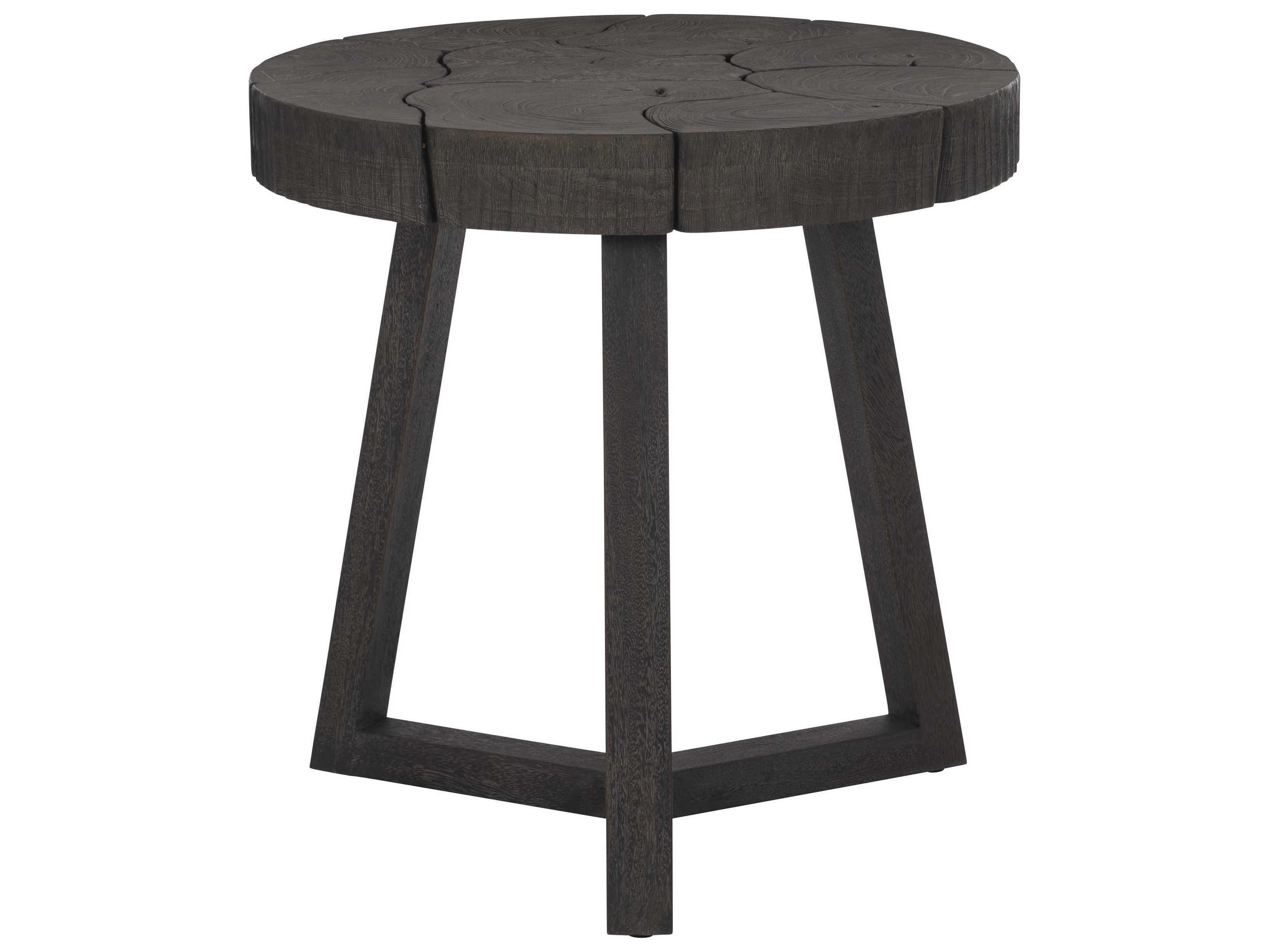 Bernhardt Lanita Round Wood End Table