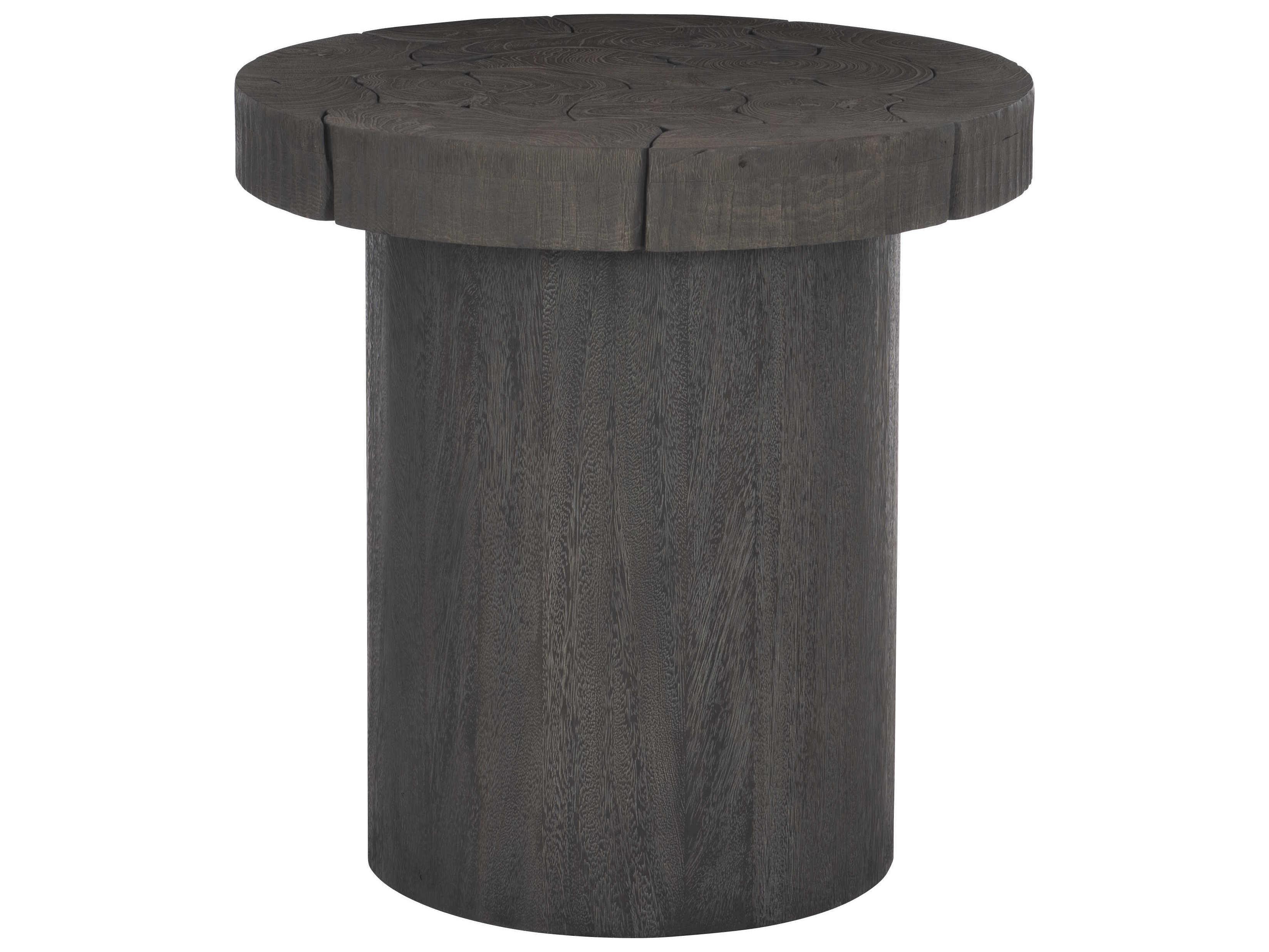 Bernhardt Calavaras Round Wood End Table
