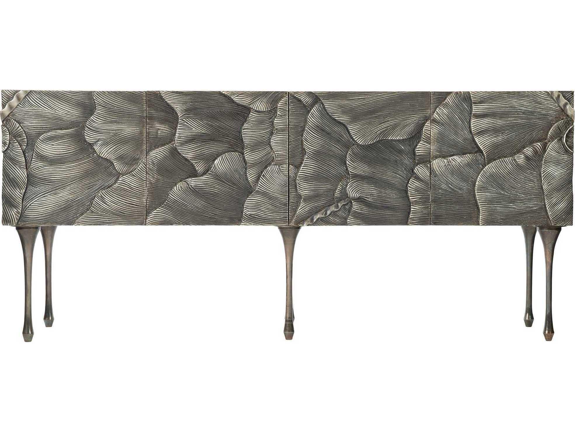 Bernhardt Interiors 72" Flora Antique Silver Credenza