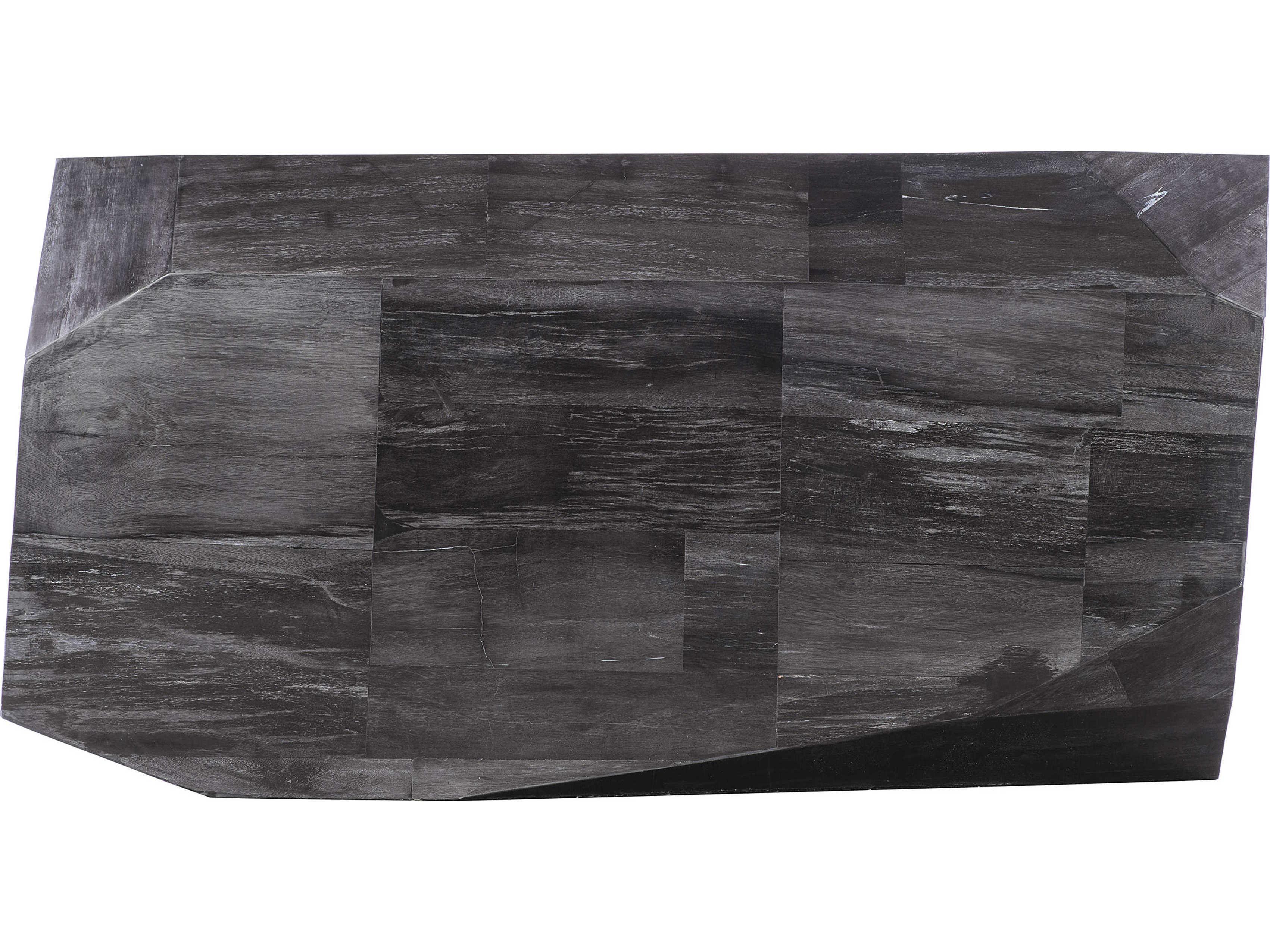 Bernhardt Plush Adrian Rectangular Wood Black Console Table