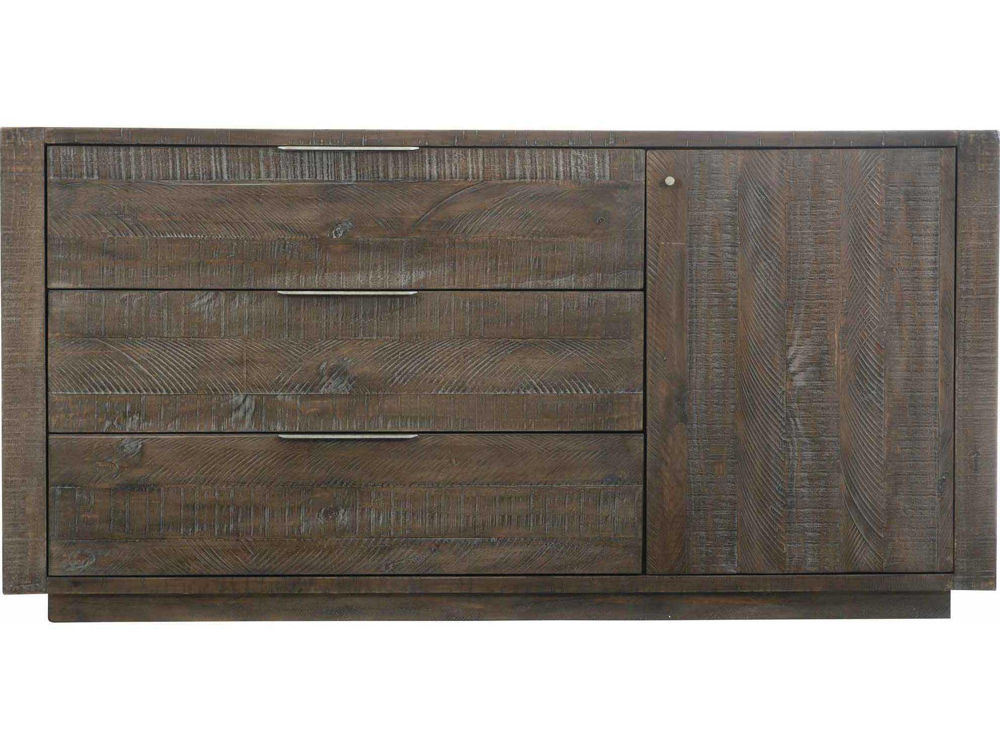 Bernhardt Logan Square Payson 64" Solid Wood Sable Brown Buffet