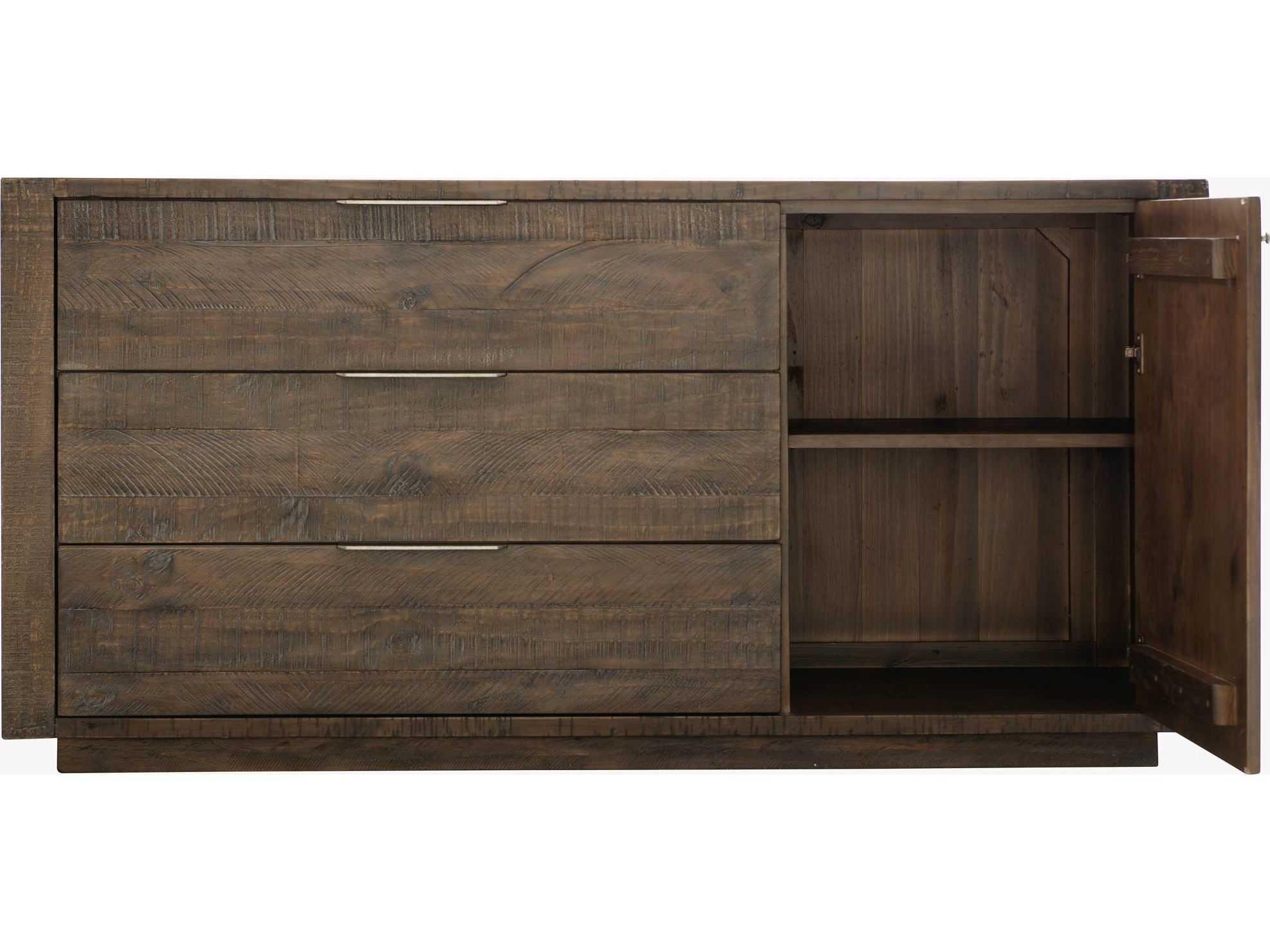 Bernhardt Logan Square Payson 64" Solid Wood Sable Brown Buffet