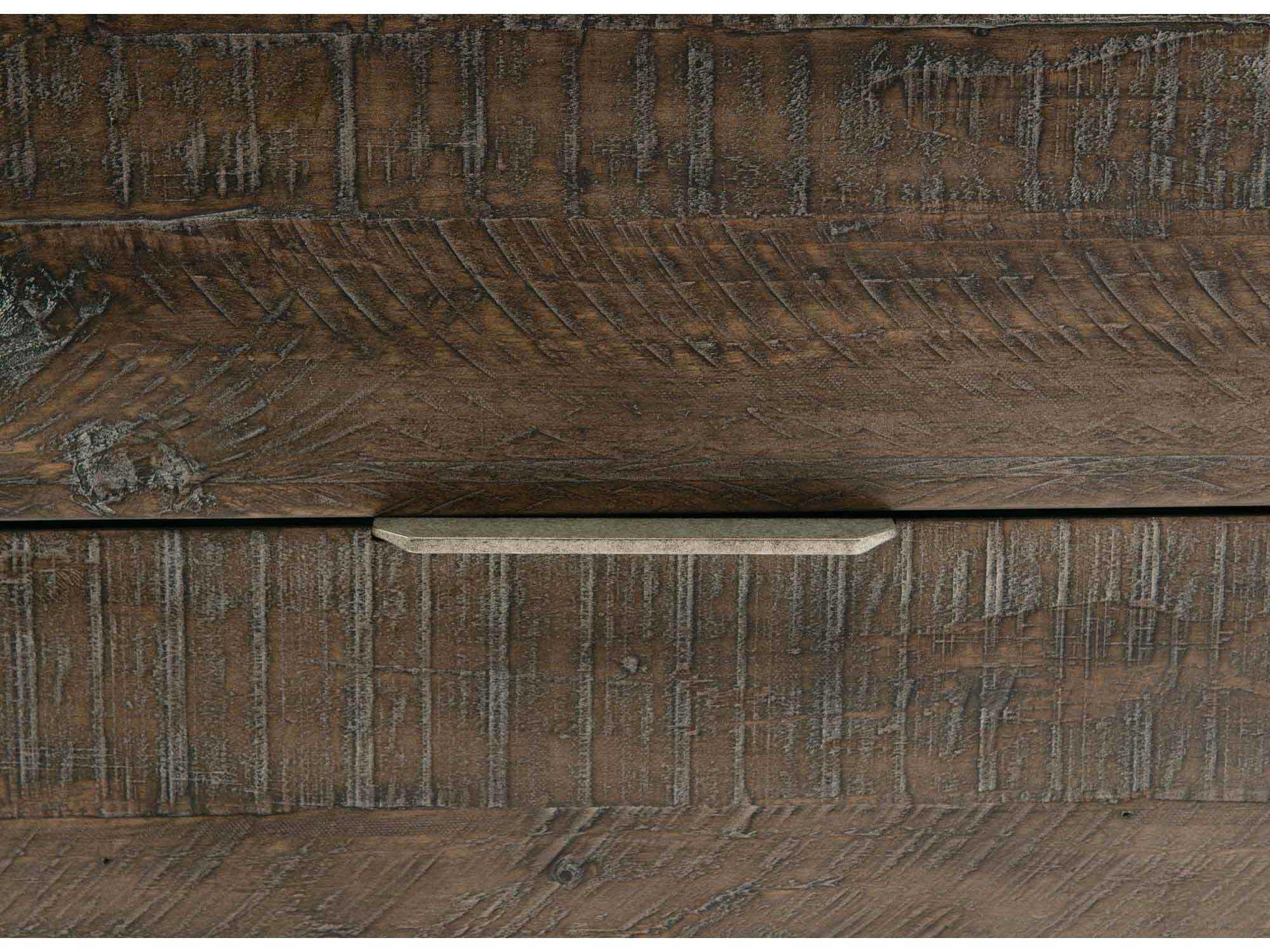 Bernhardt Logan Square Haines 3-Drawers Pine Wood Nightstand