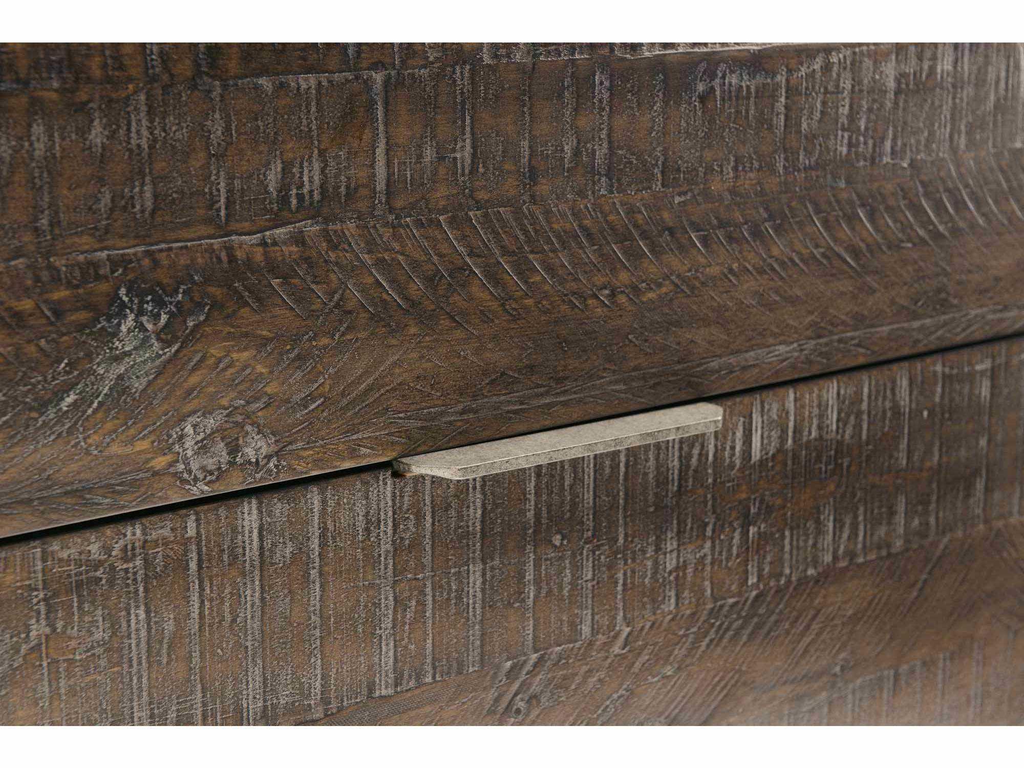 Bernhardt Logan Square Haines 3-Drawers Pine Wood Nightstand