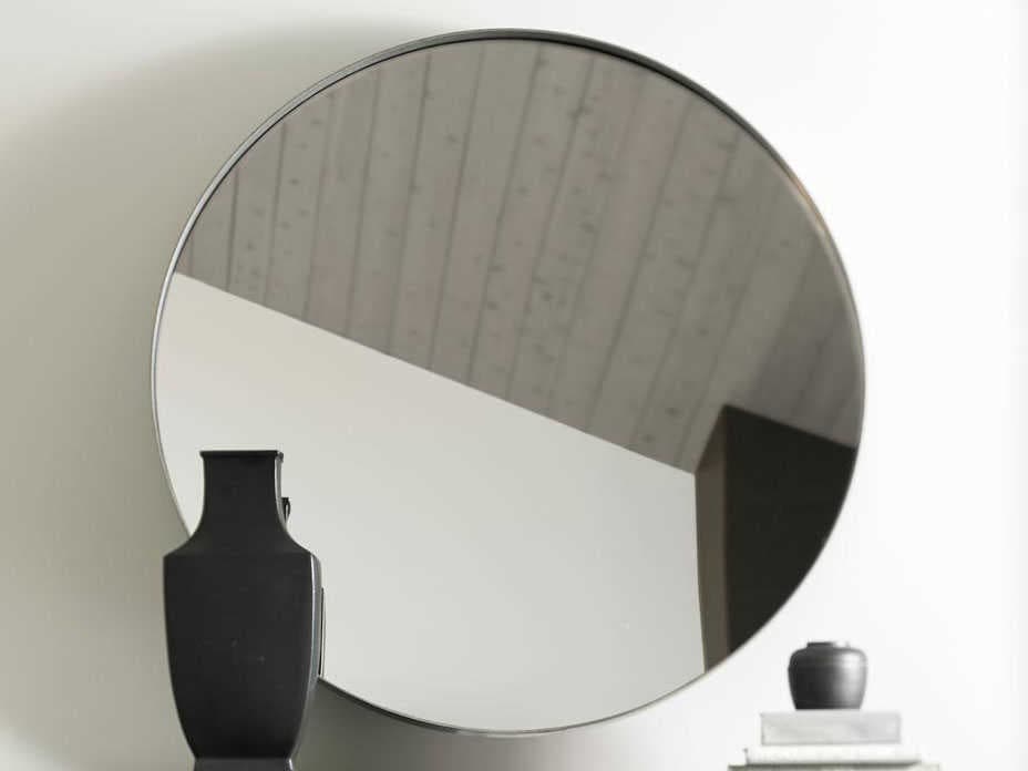 Bernhardt Highland Park Oakley Round Wall Mirror