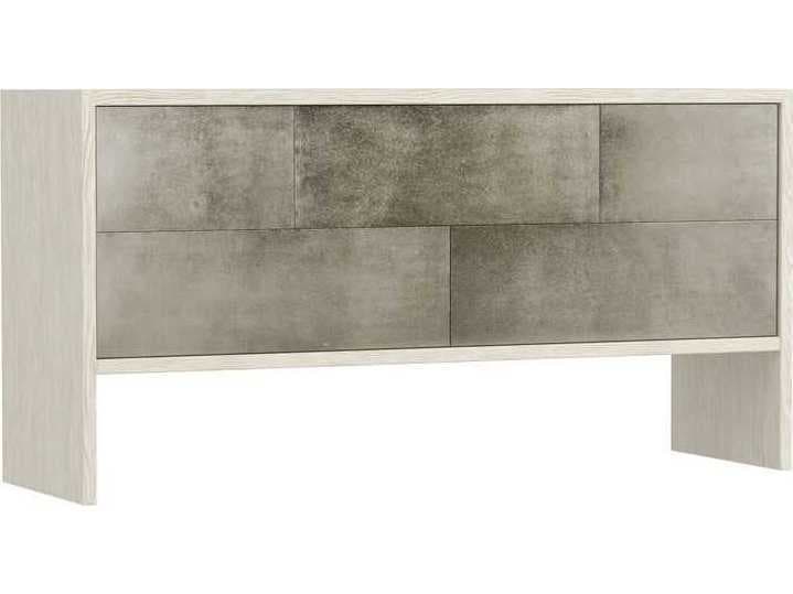 Bernhardt Interiors Lowe 5-Drawers Brown Rubberwood Dresser