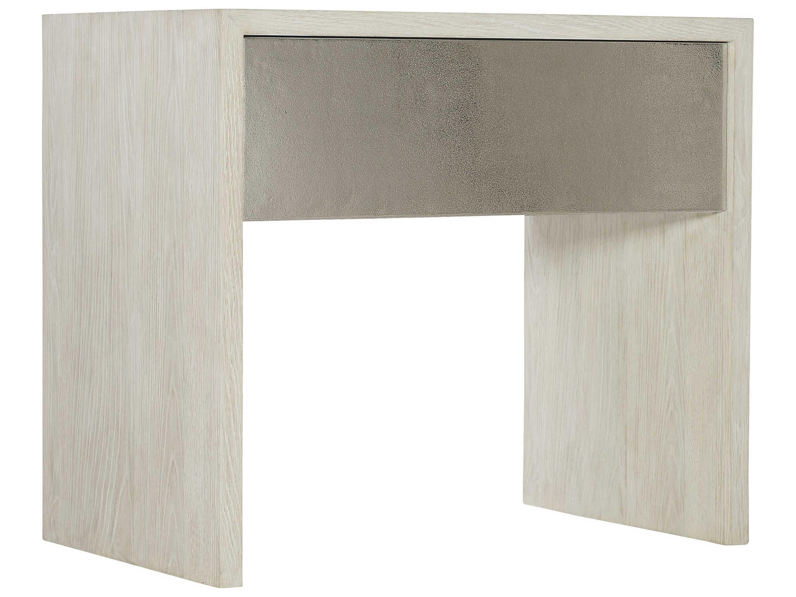 Bernhardt Interiors Lowe 1-Drawer Gray Rubberwood Nightstand