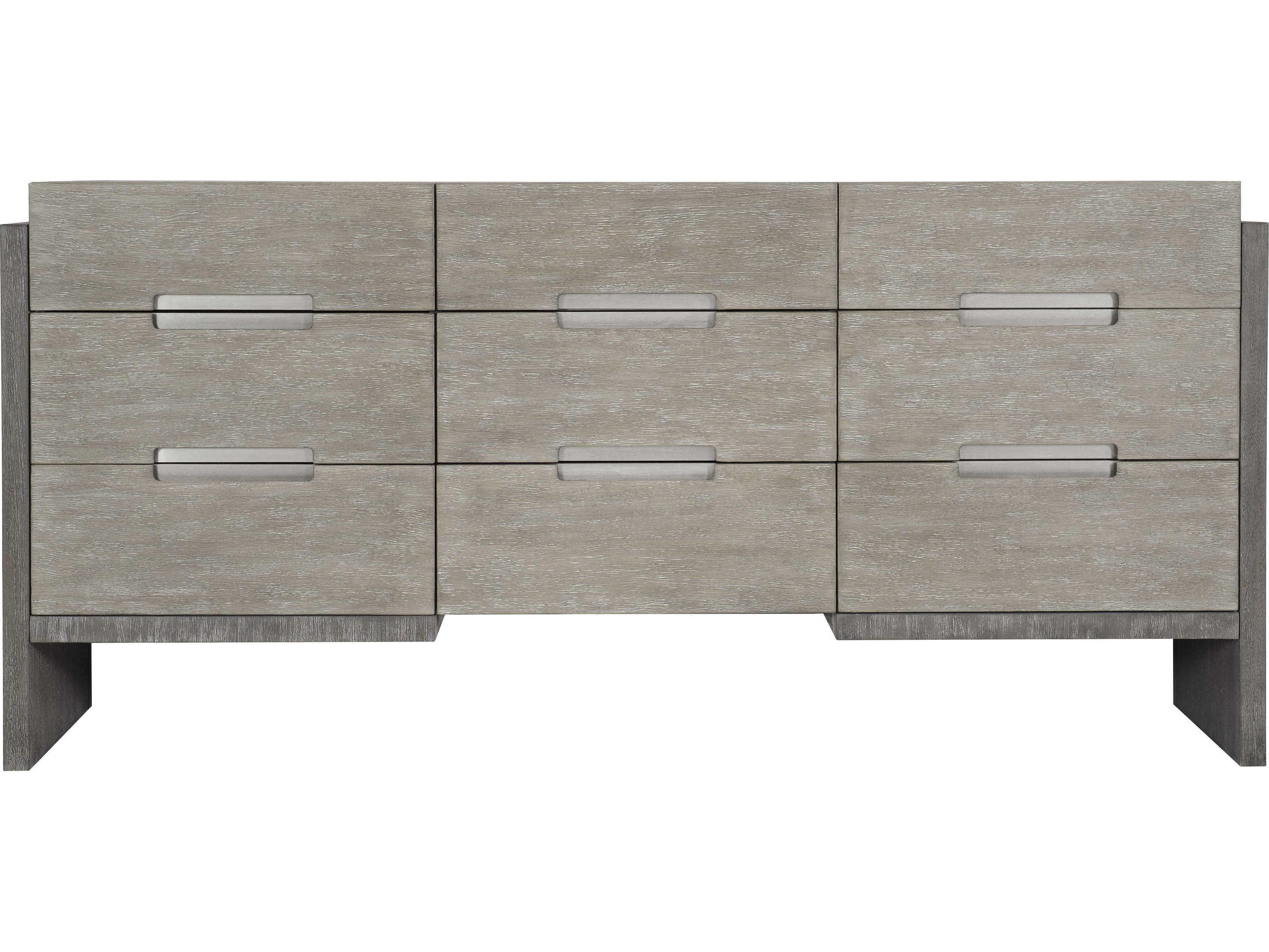 Bernhardt Foundations 9-Drawers Gray Dresser