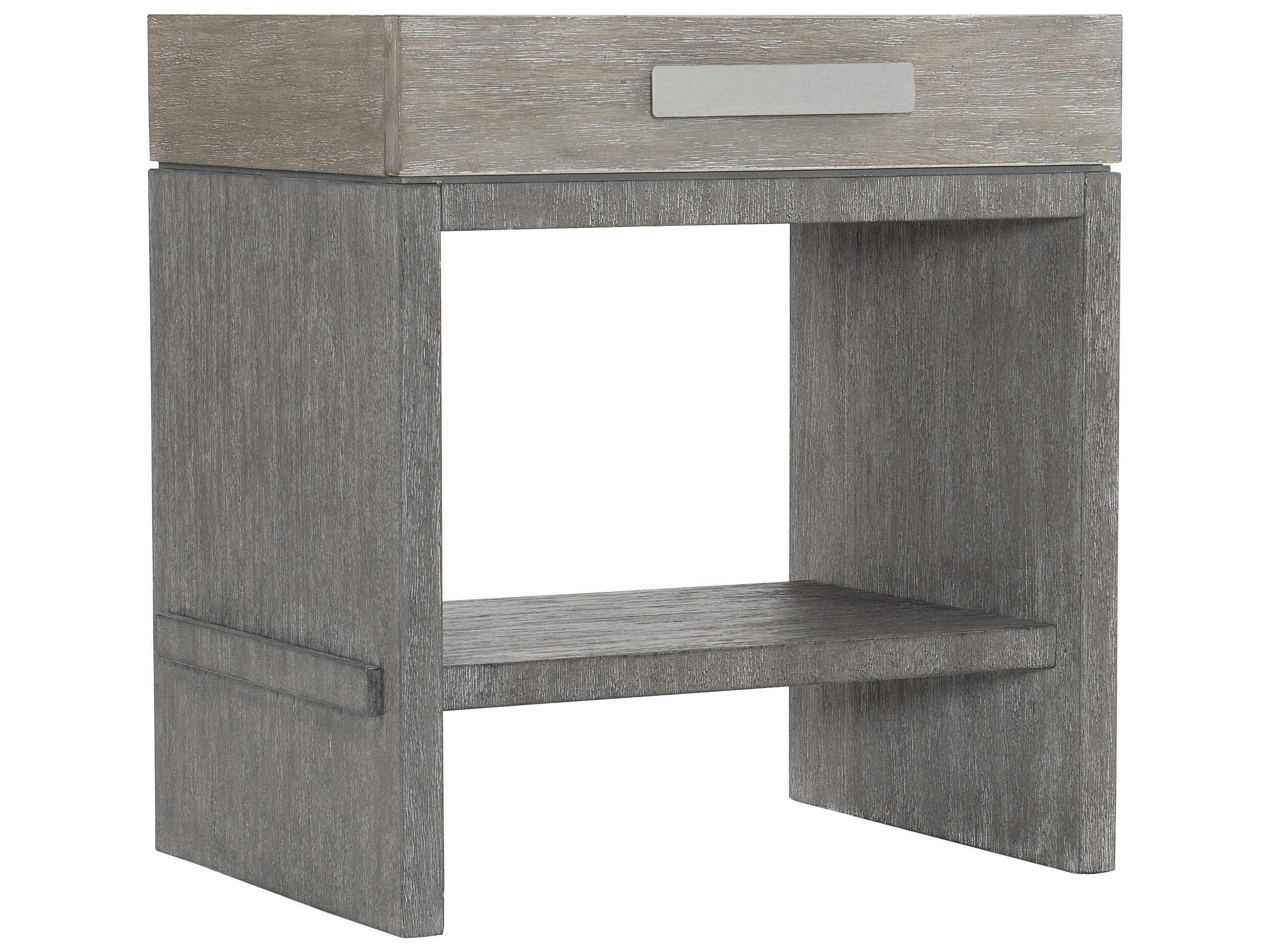 Bernhardt Foundations 1-Drawer Gray Nightstand