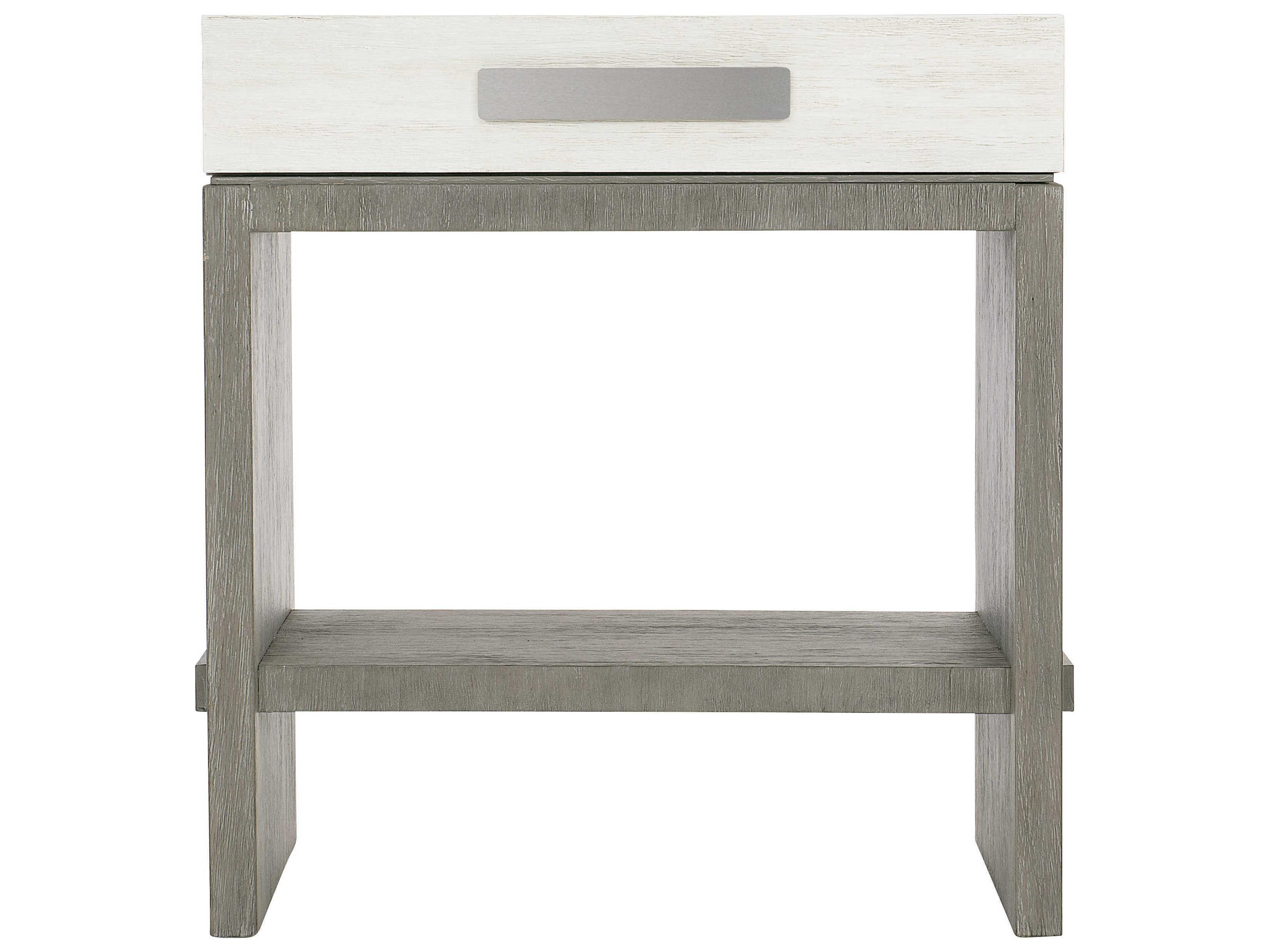 Bernhardt Foundations 1-Drawer Gray Nightstand