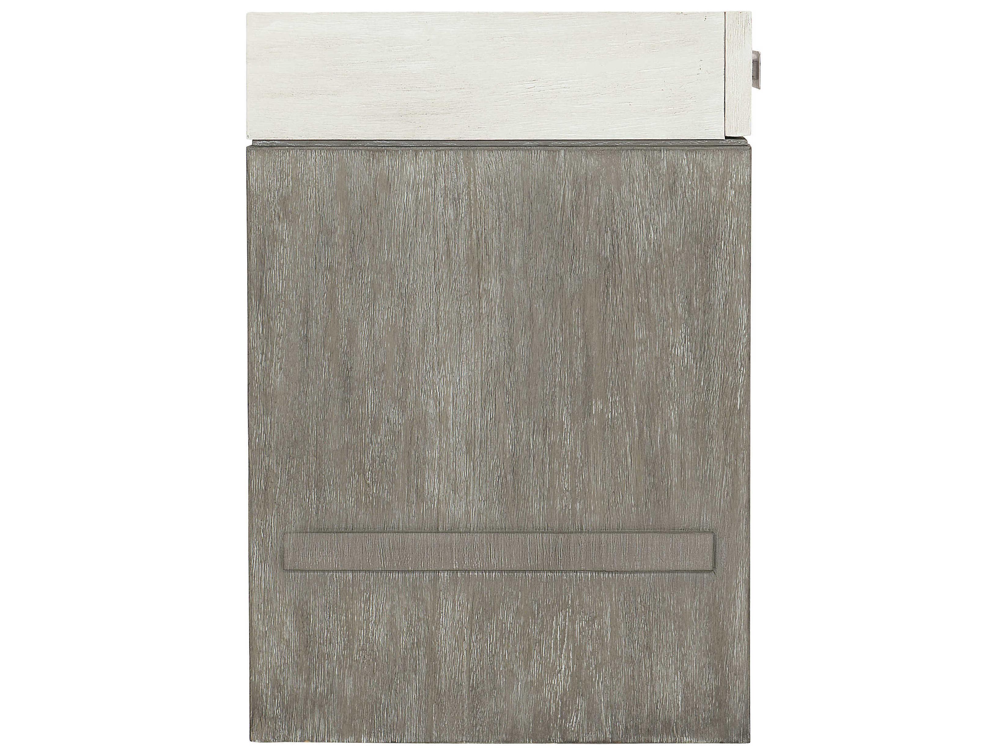 Bernhardt Foundations 1-Drawer Gray Nightstand