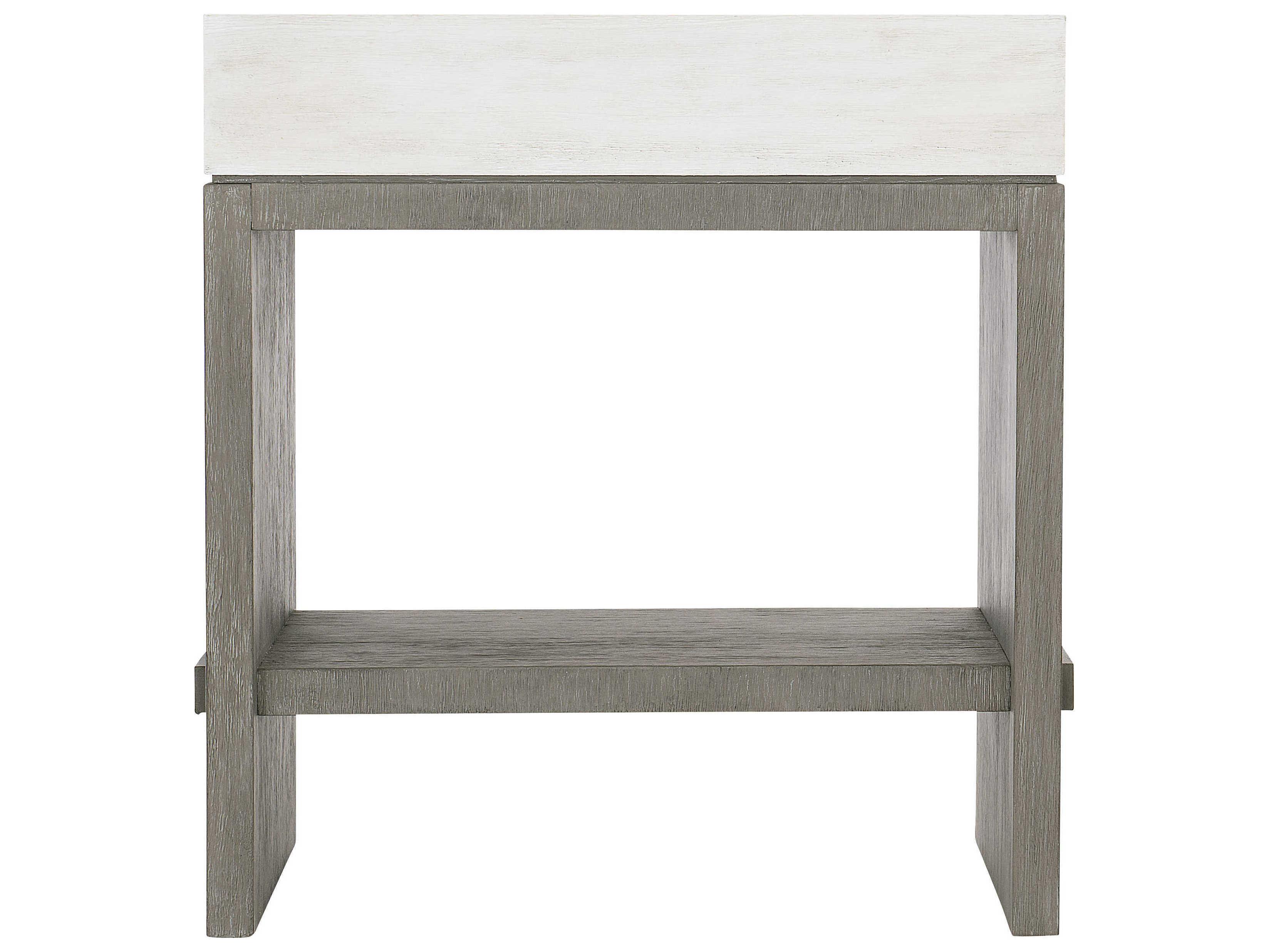 Bernhardt Foundations 1-Drawer Gray Nightstand