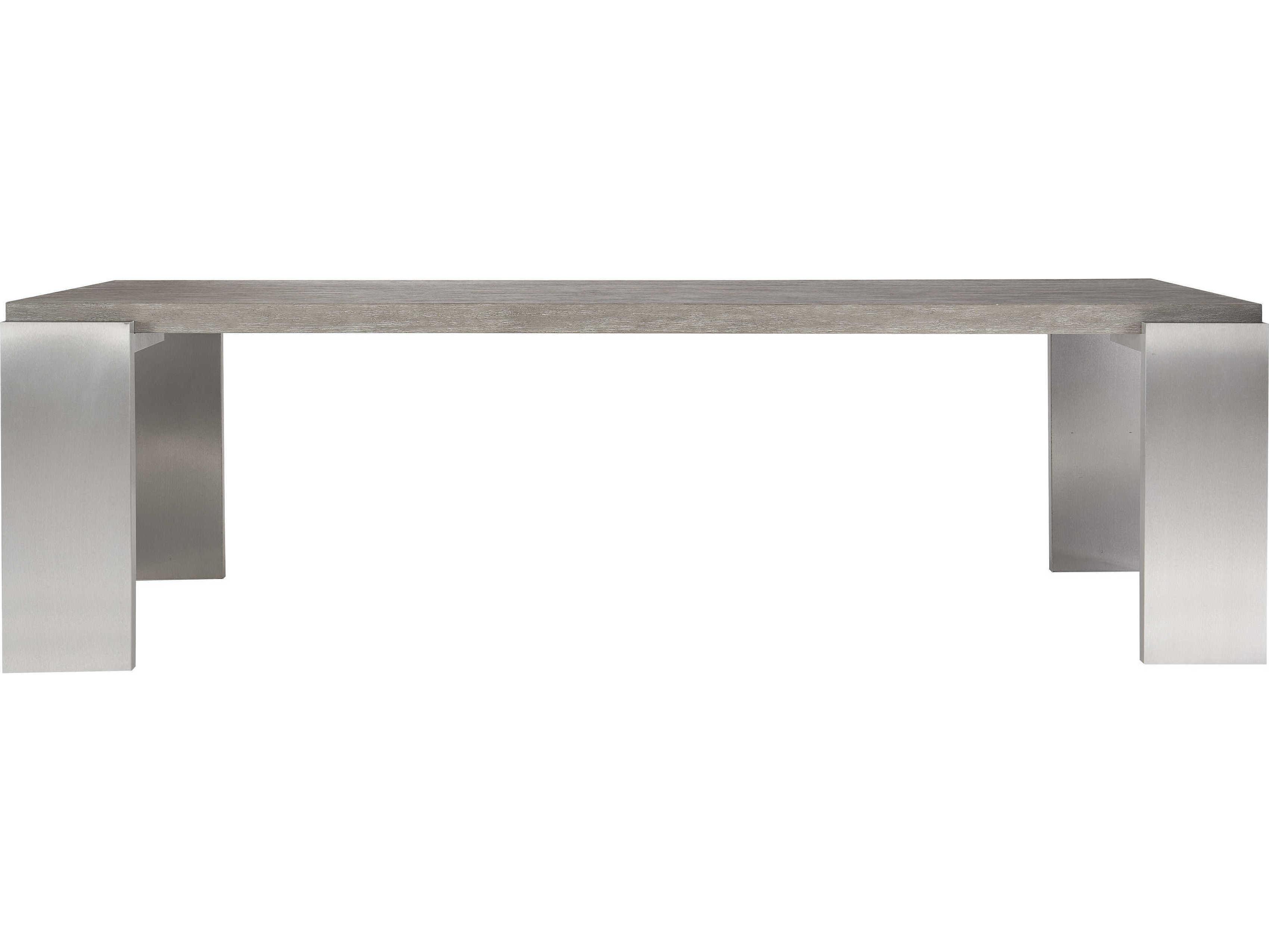 Bernhardt Foundations Rectangular Wood Light Shale Dining Table