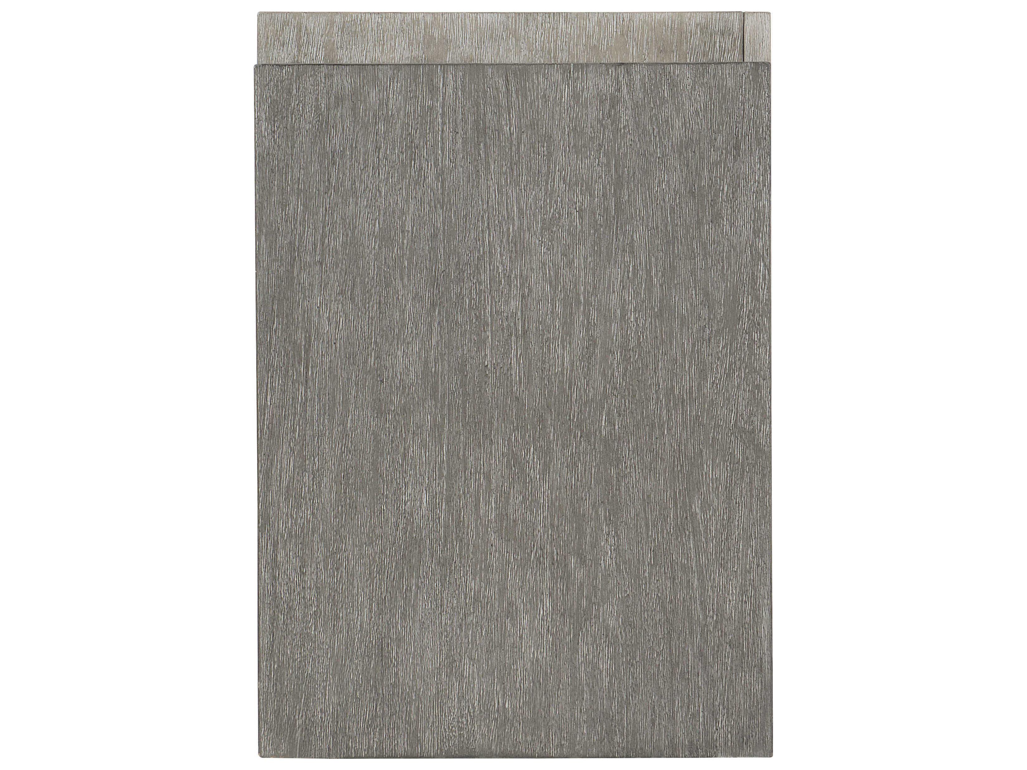 Bernhardt Foundations 3-Drawers Gray Nightstand