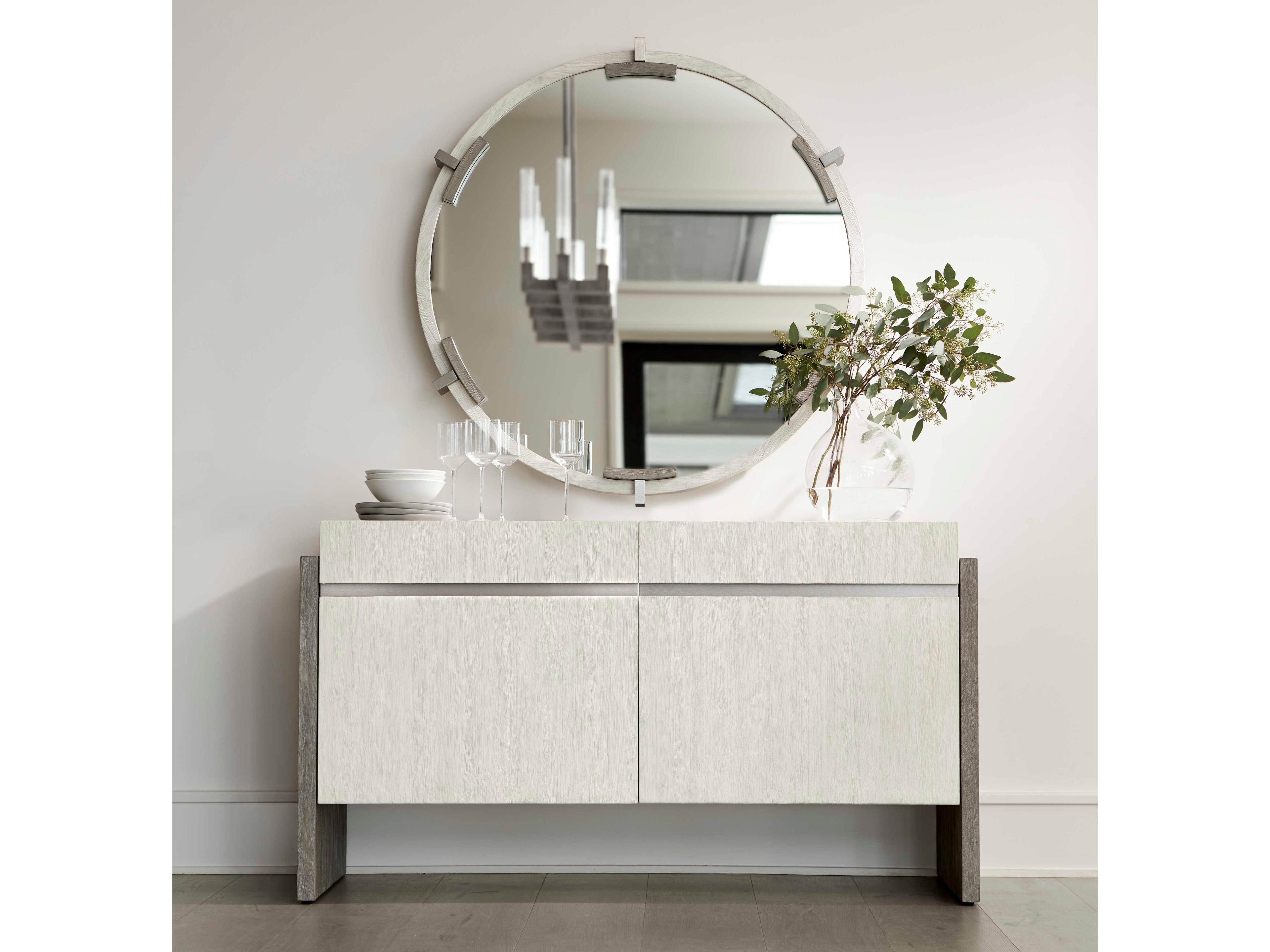 Bernhardt Foundations Round Wall Mirror
