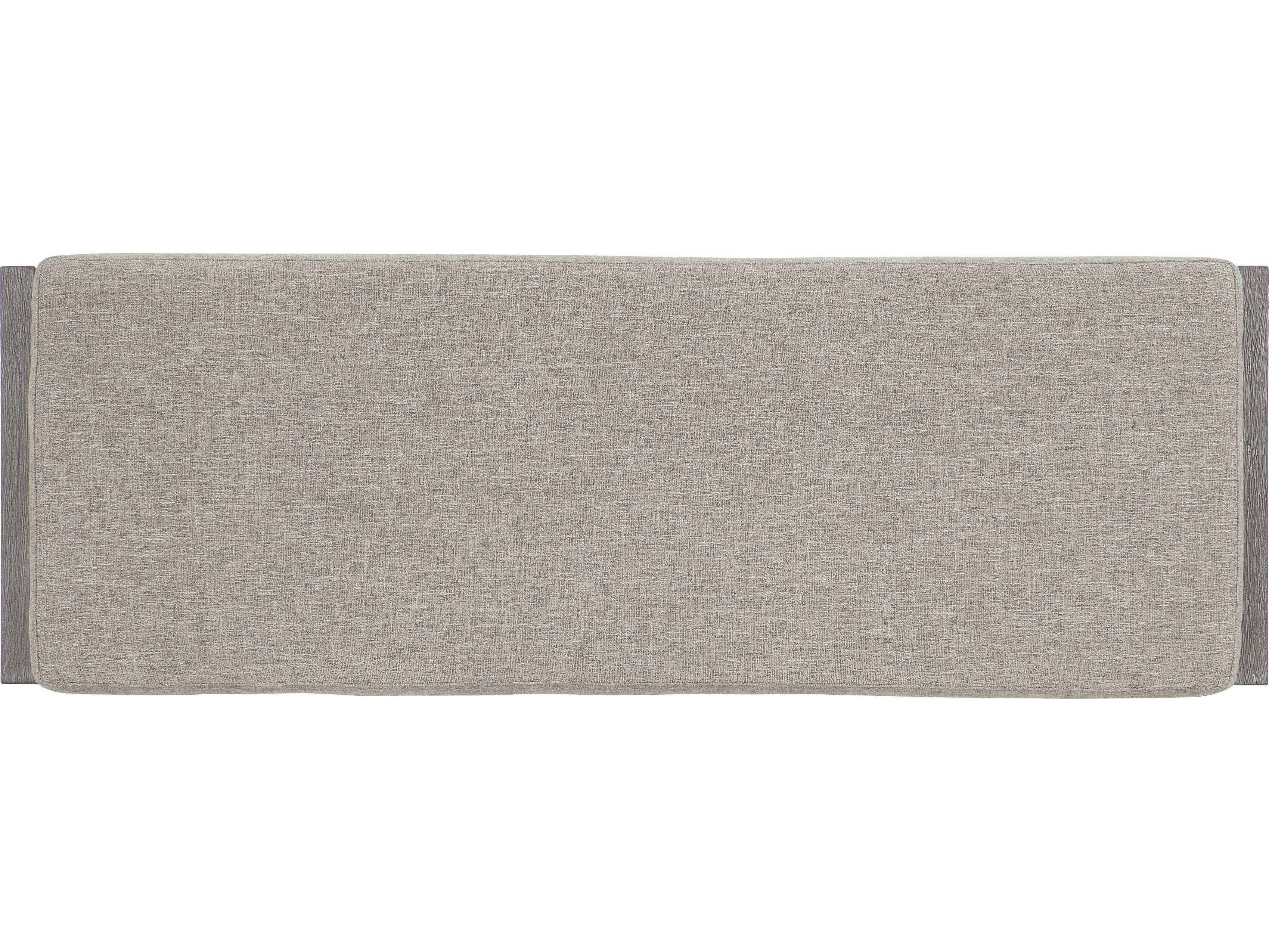 Bernhardt Foundations Dark Shale Gray Upholstered Accent Bench