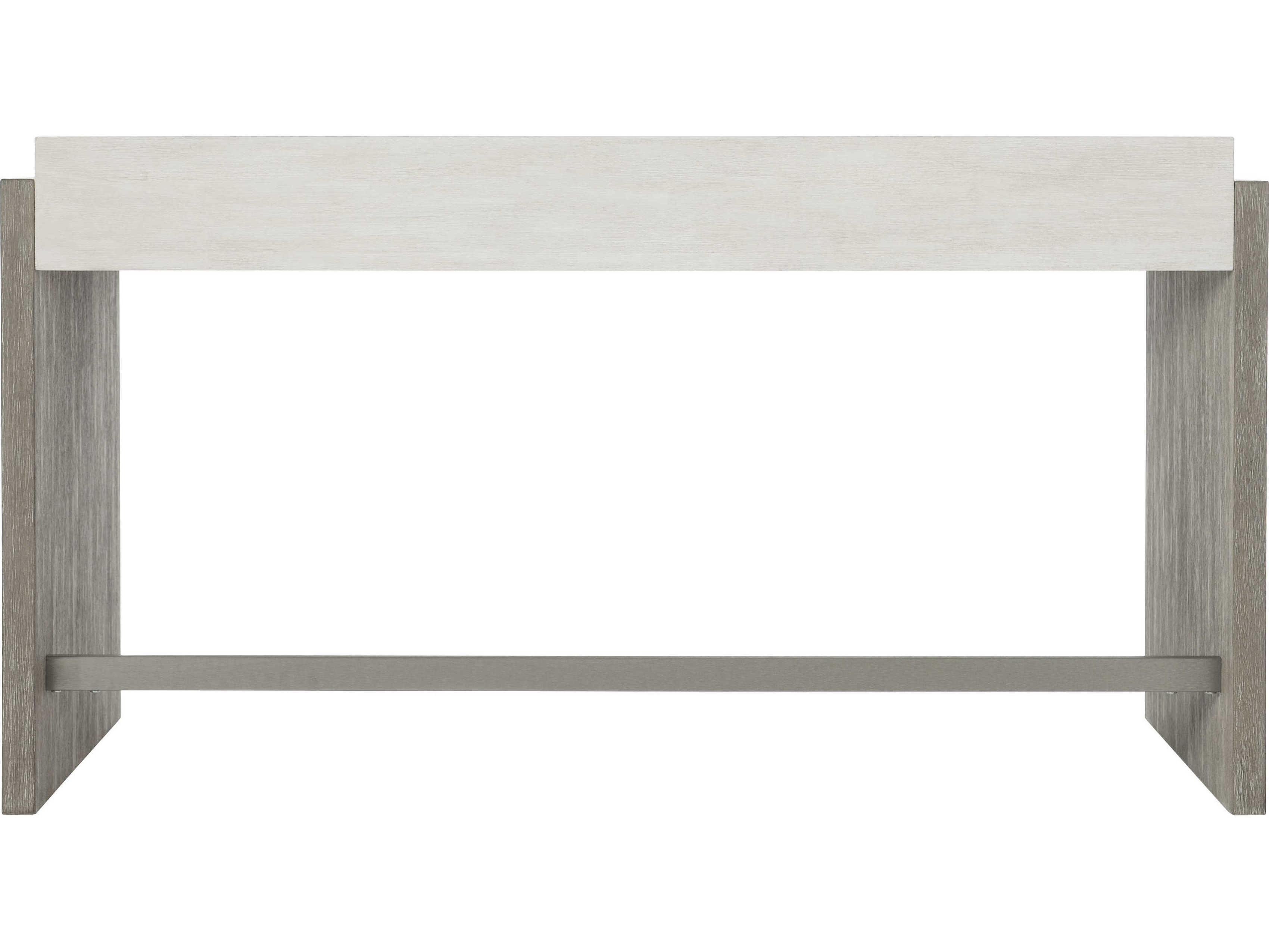 Bernhardt Foundations Linen Light Shale Gray Writing Desk