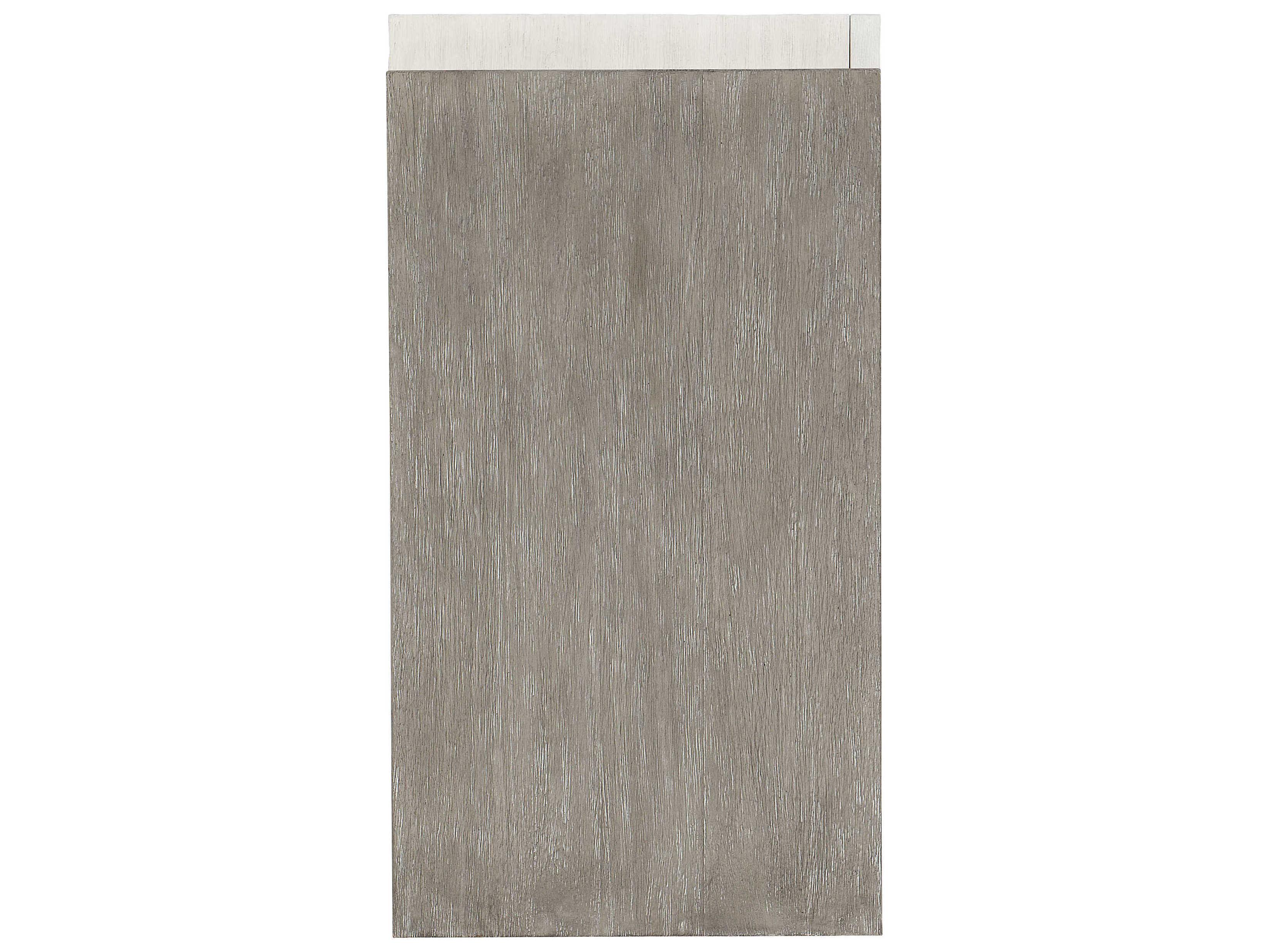 Bernhardt Foundations Rectangular Wood Linen Light Shale Console Table