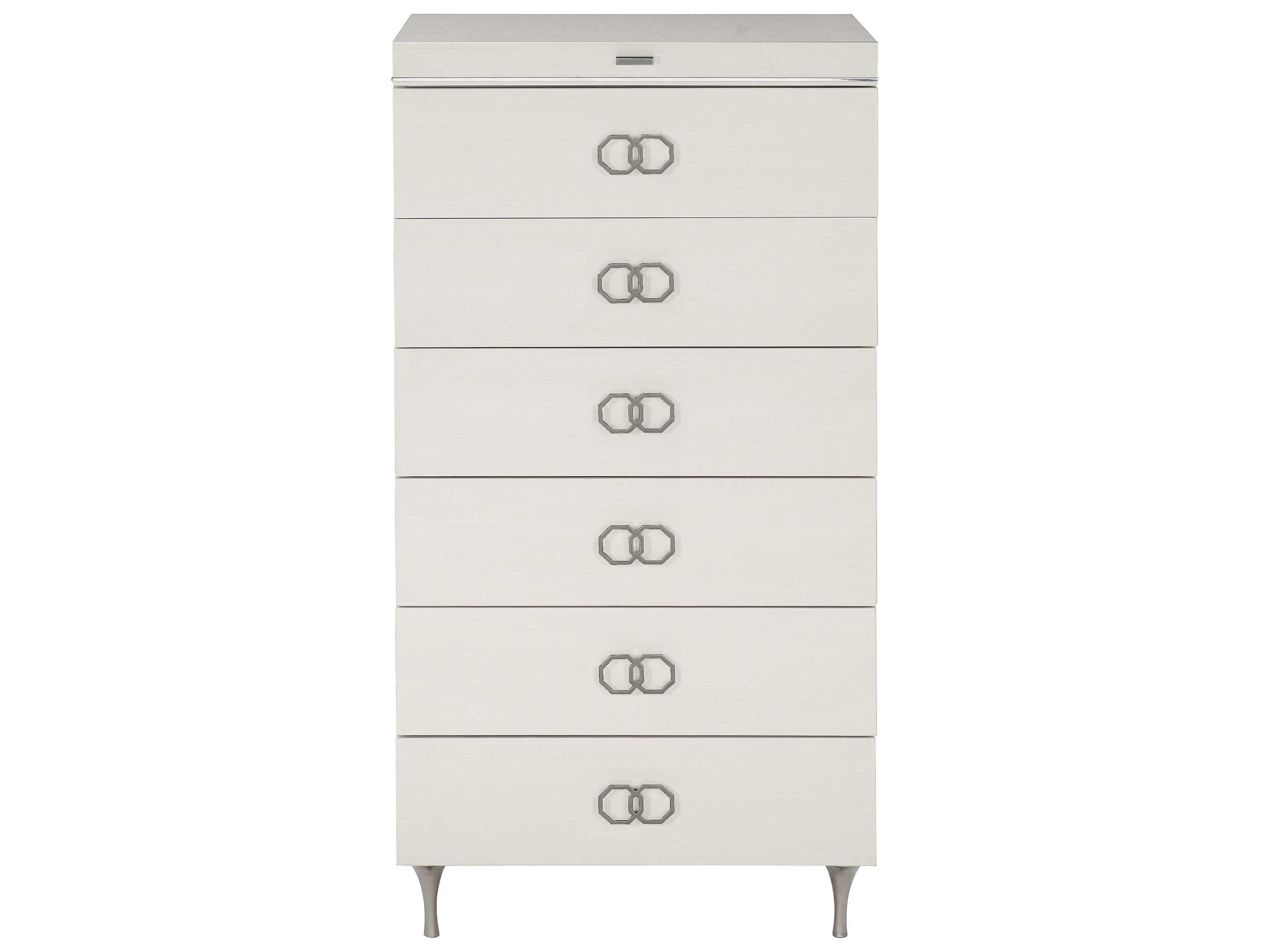 Bernhardt Silhouette 6-Drawers Eggshell White Accent Chest