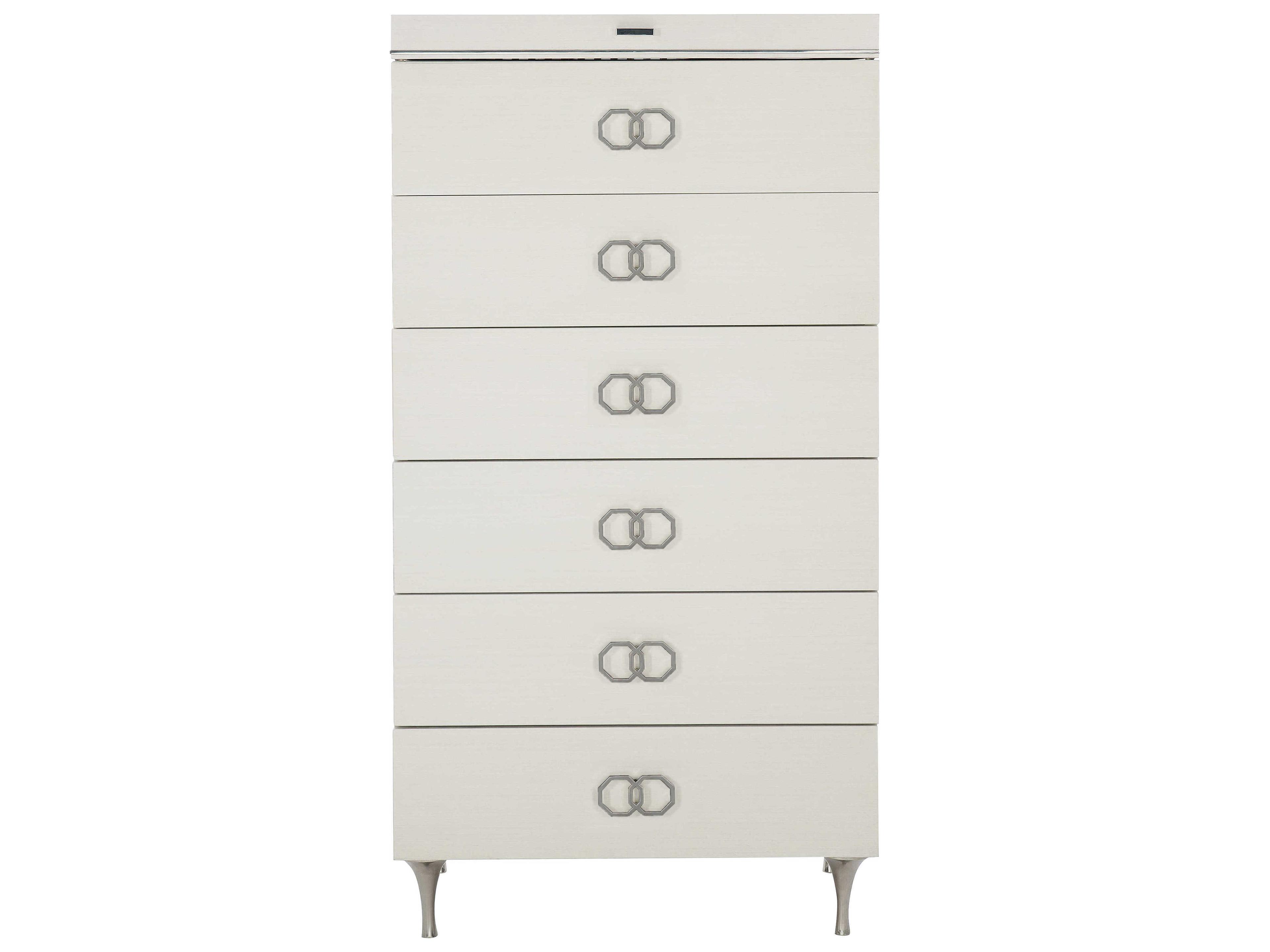 Bernhardt Silhouette 6-Drawers Eggshell White Accent Chest
