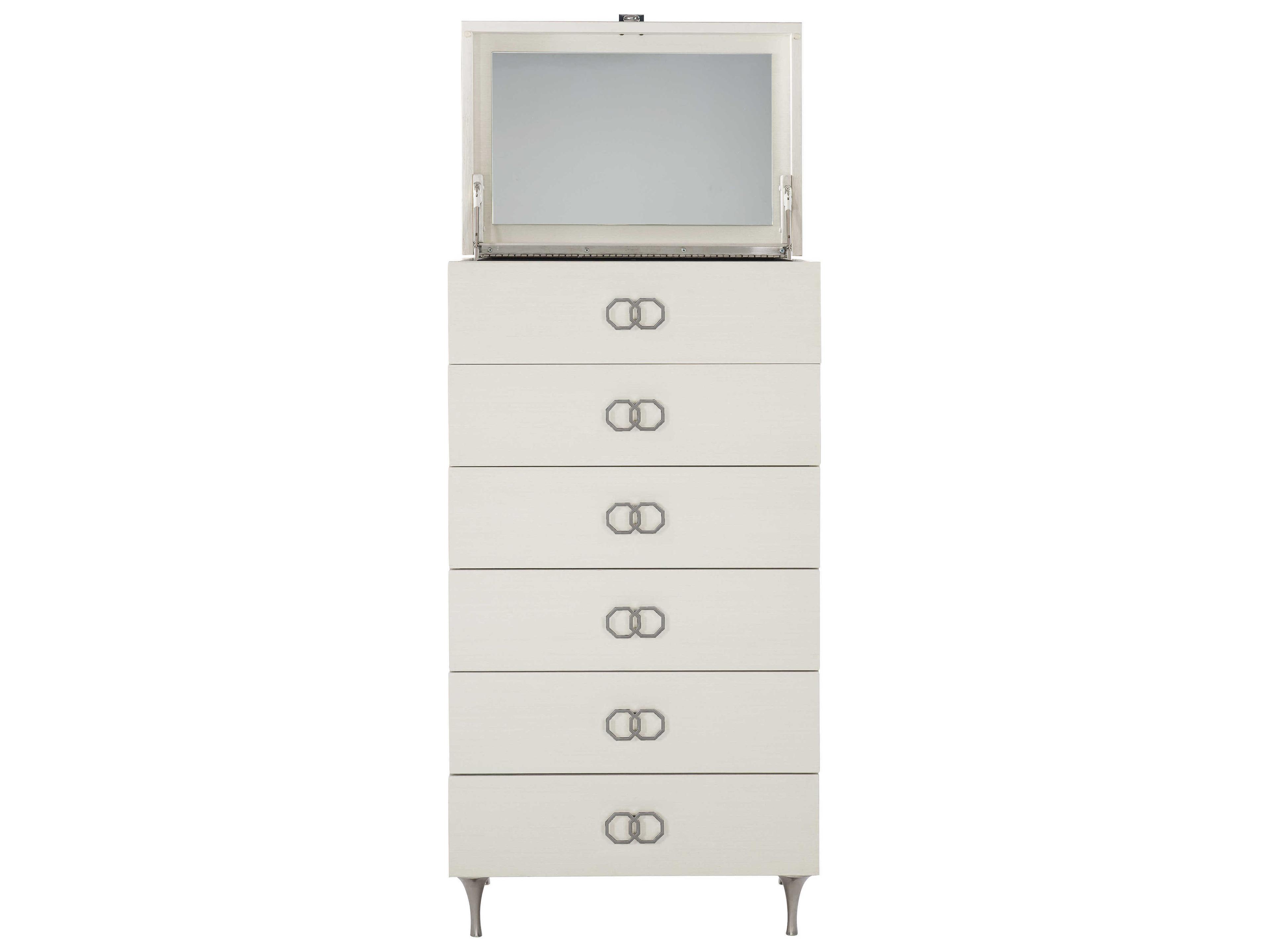 Bernhardt Silhouette 6-Drawers Eggshell White Accent Chest
