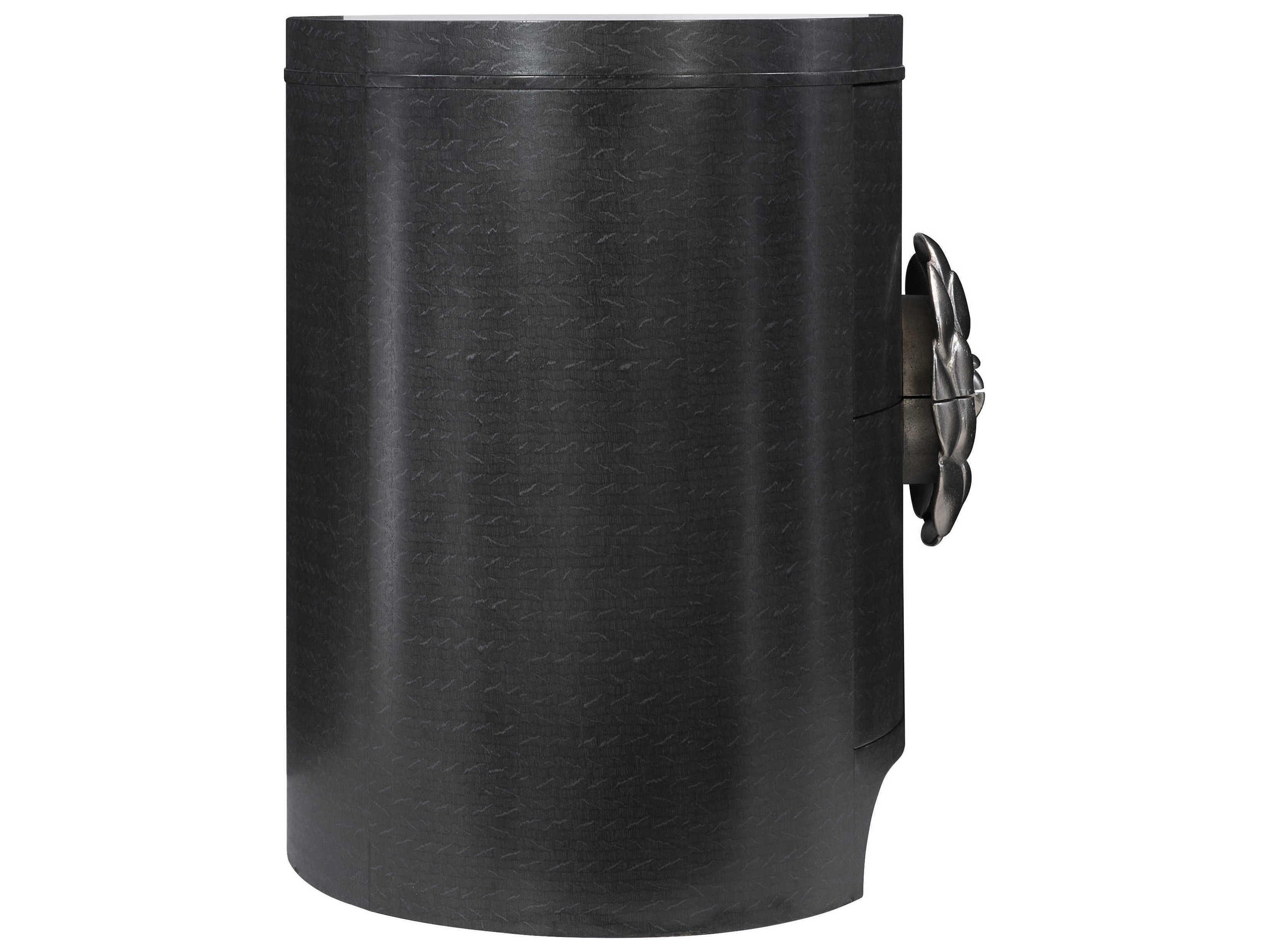 Bernhardt Silhouette 2-Drawers Black Nightstand