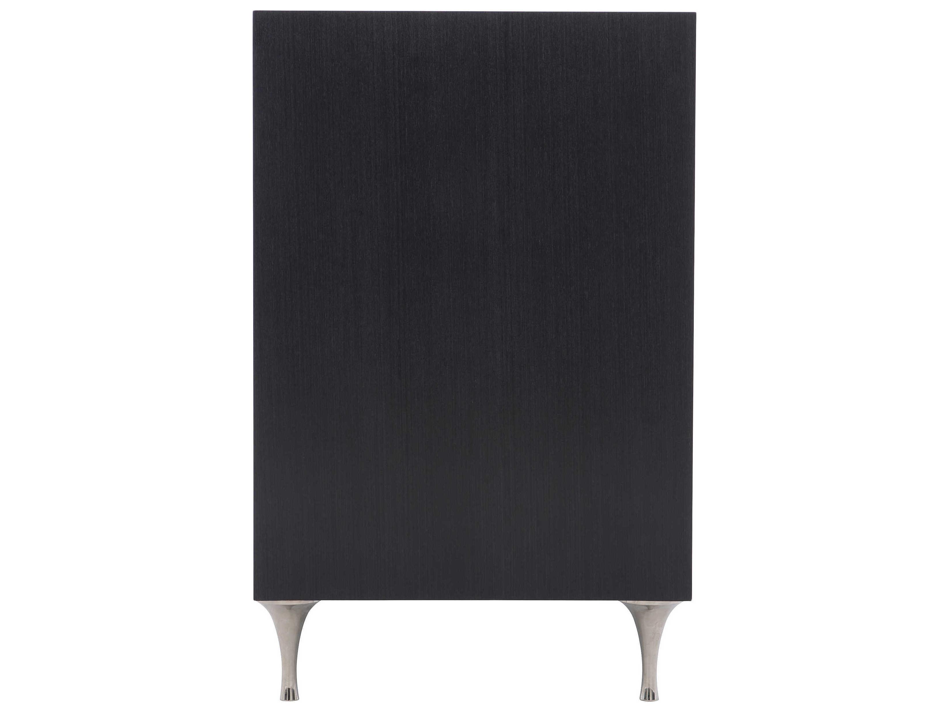 Bernhardt Silhouette 2-Drawers Black Nightstand