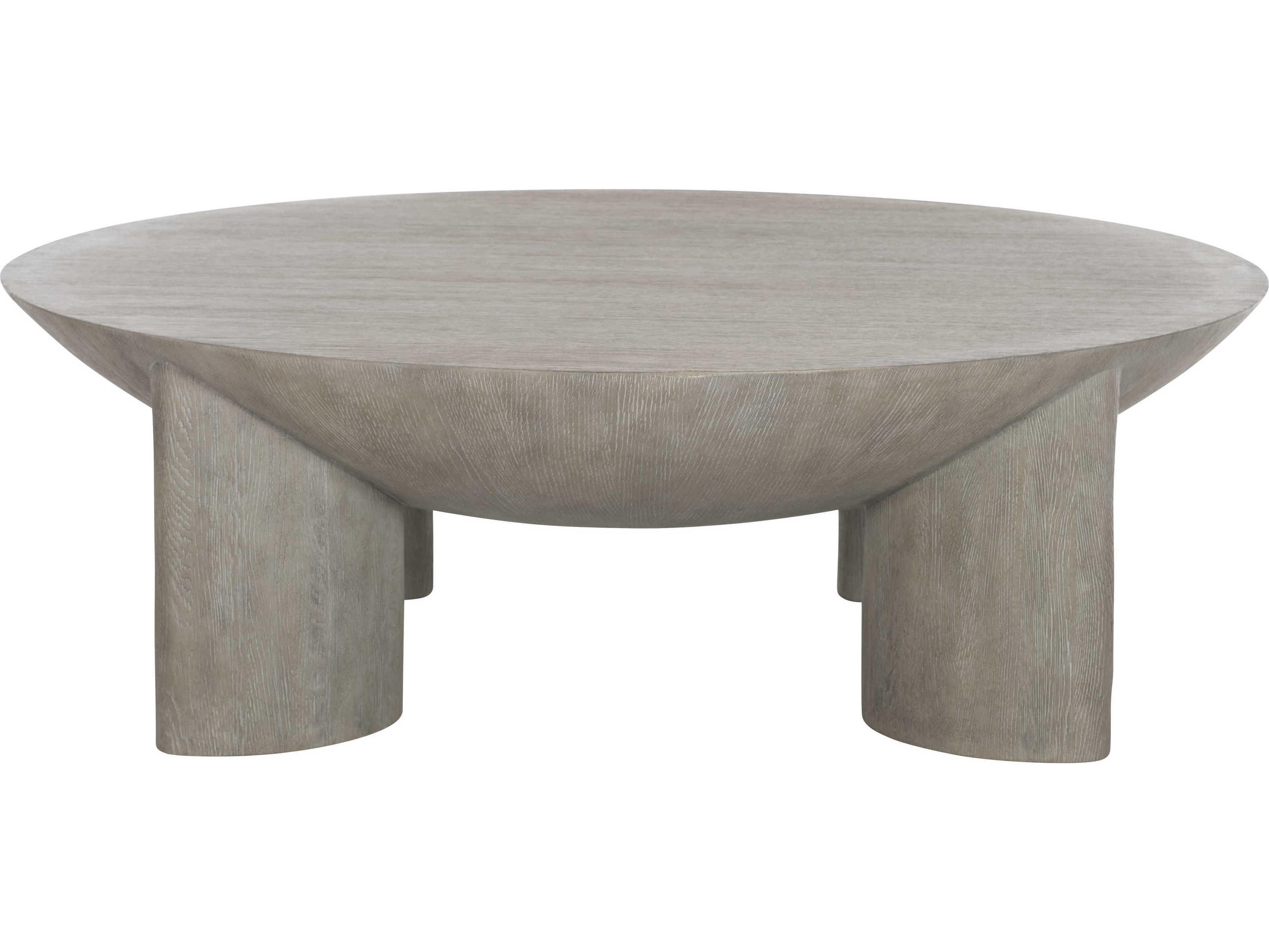 Bernhardt Renzo Round Concrete Cocktail Table