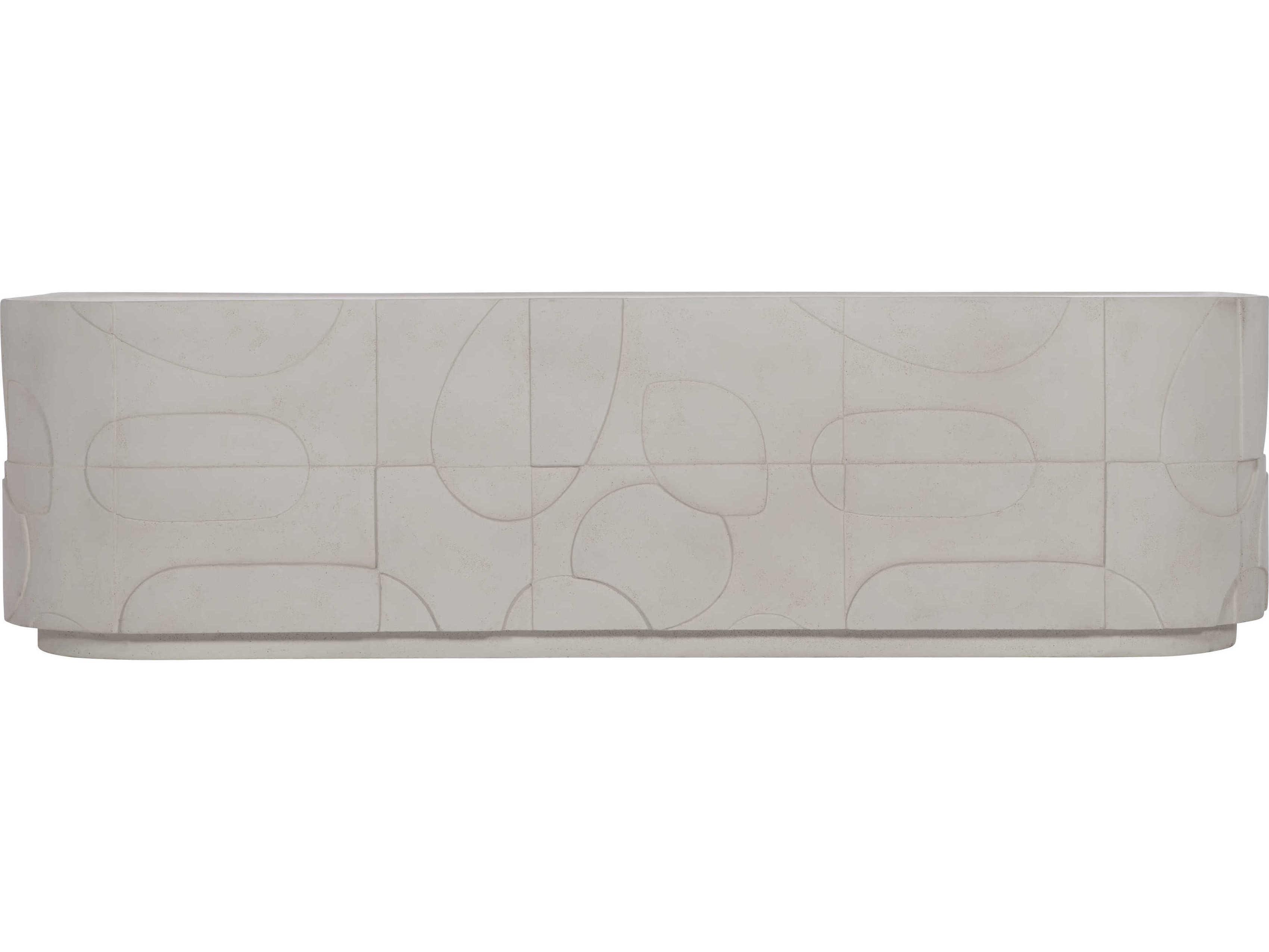 Bernhardt Zina Rectangular Stone Cocktail Table