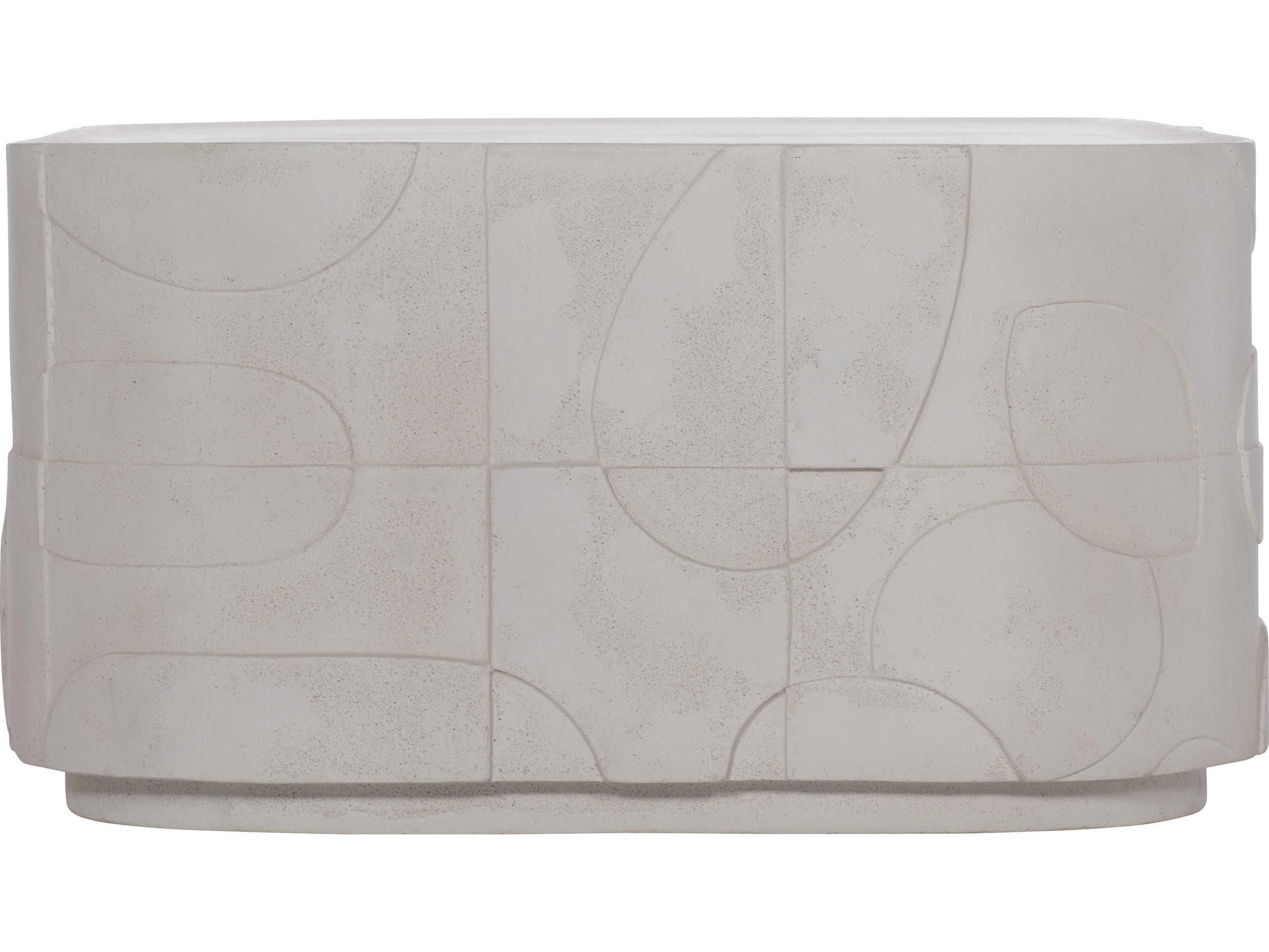 Bernhardt Zina Rectangular Stone Cocktail Table